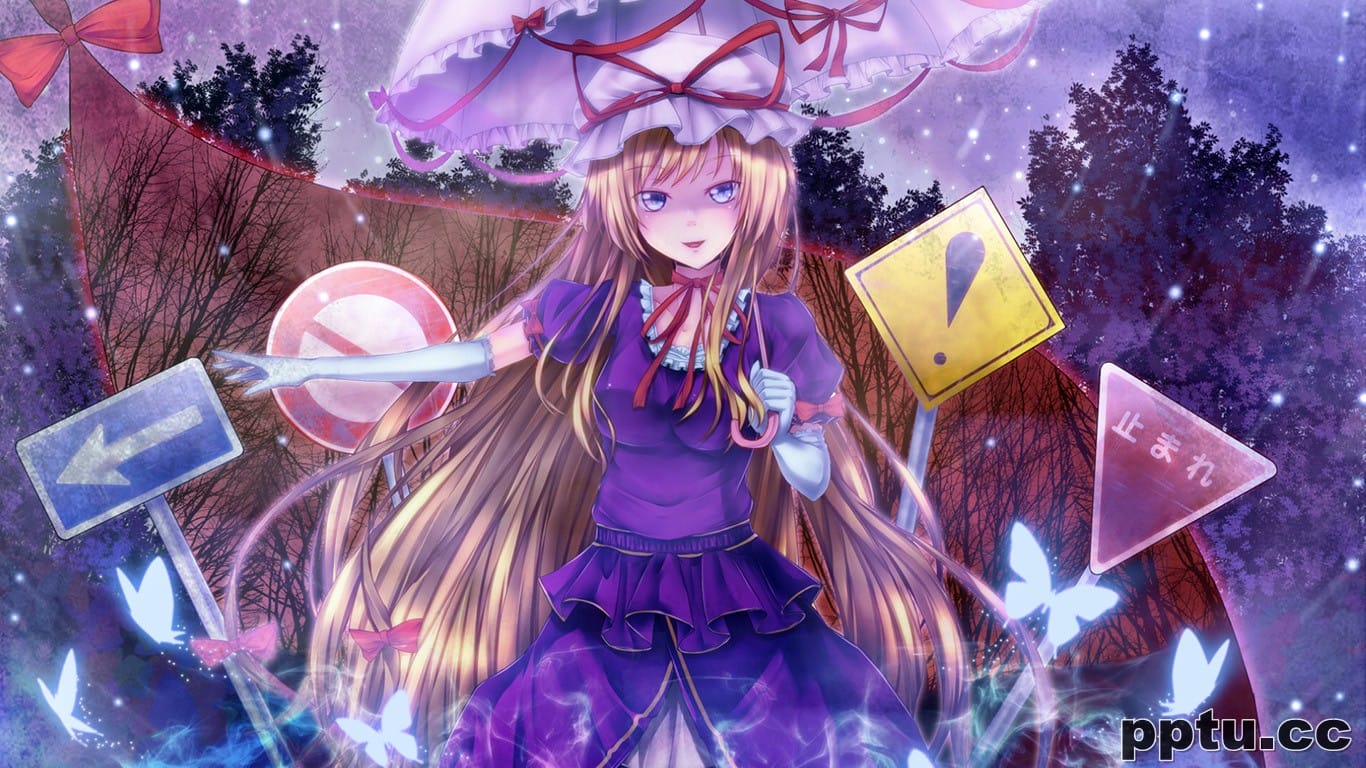 动漫美女图片八云紫萌娘