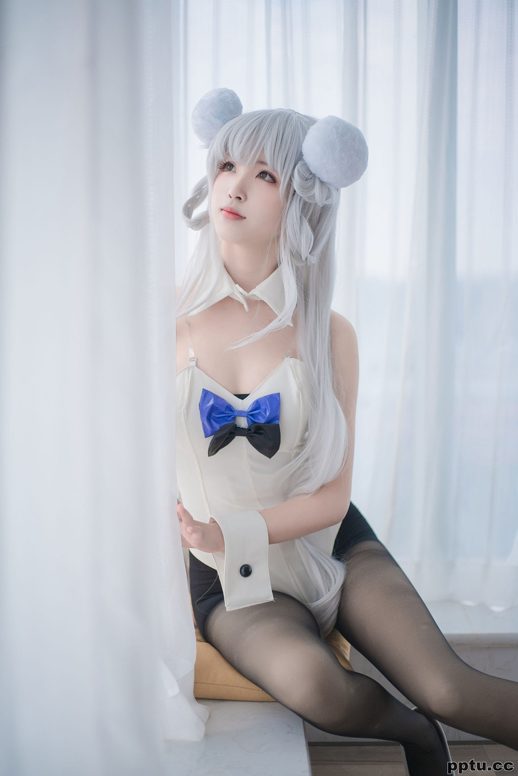 [风之领域] NO.138 黑丝COS萌妹 写真集-皮皮兔动漫