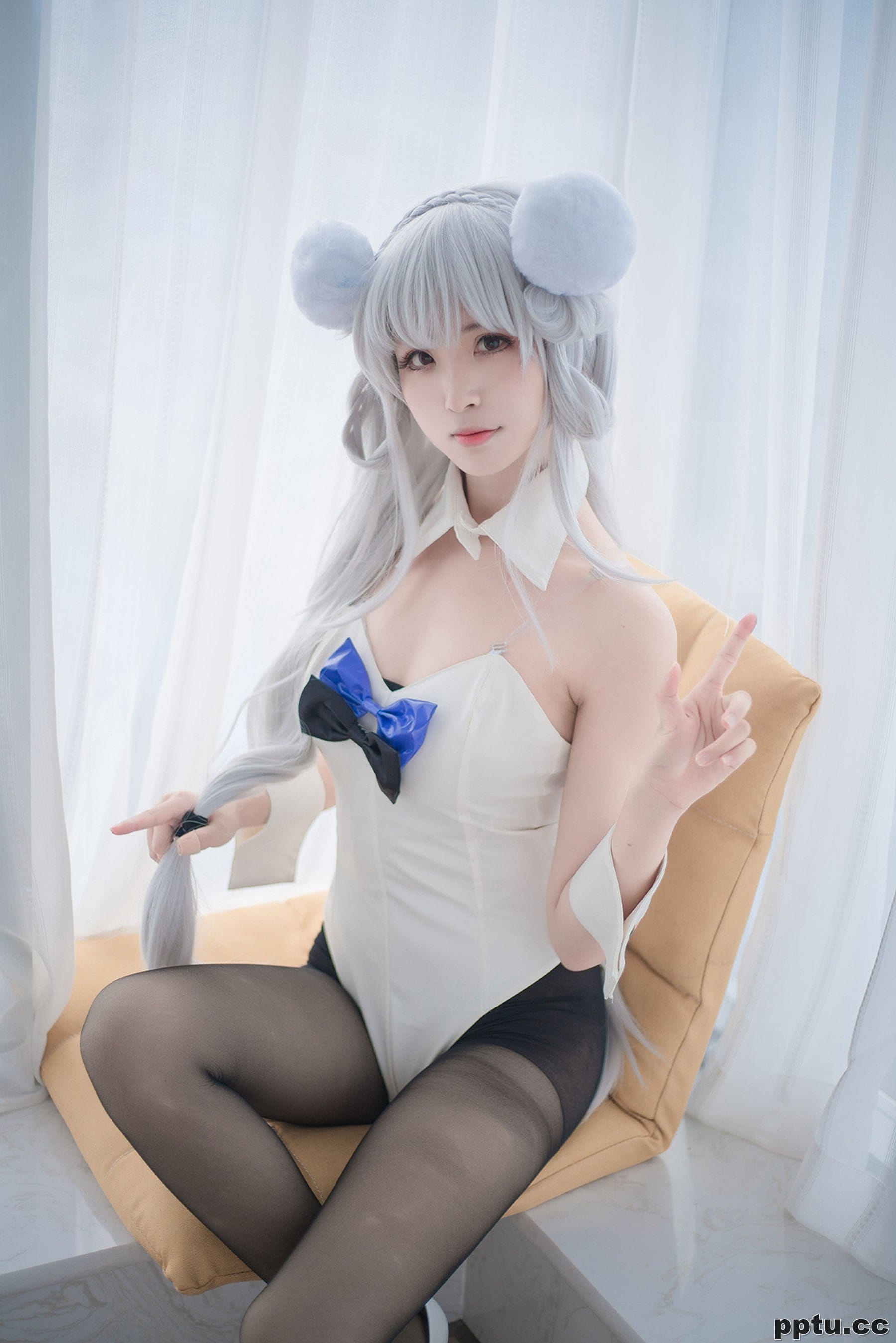 [风之领域] NO.138 黑丝COS萌妹 写真集