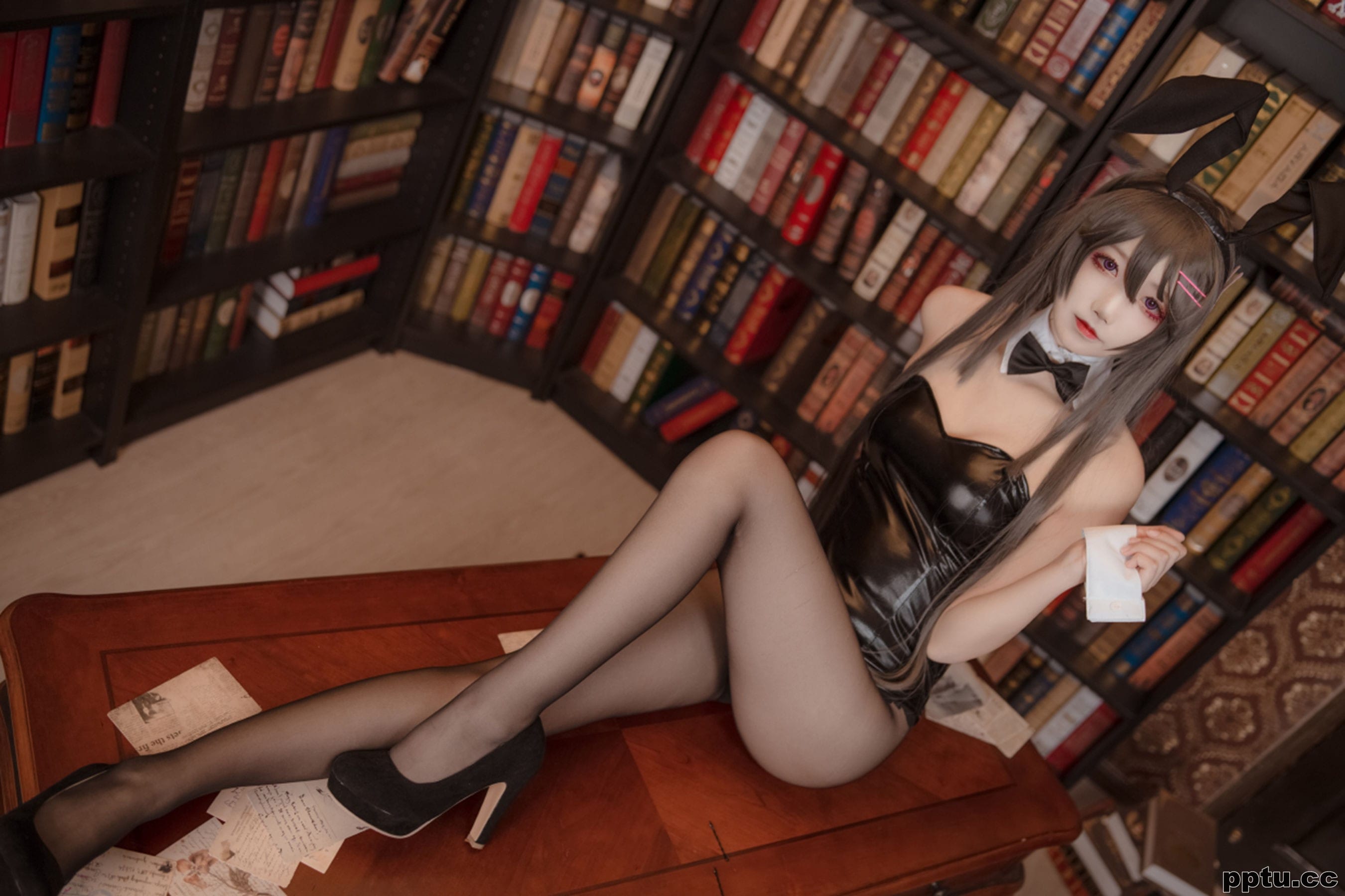 [风之领域] NO.151 黑丝兔女郎 写真集