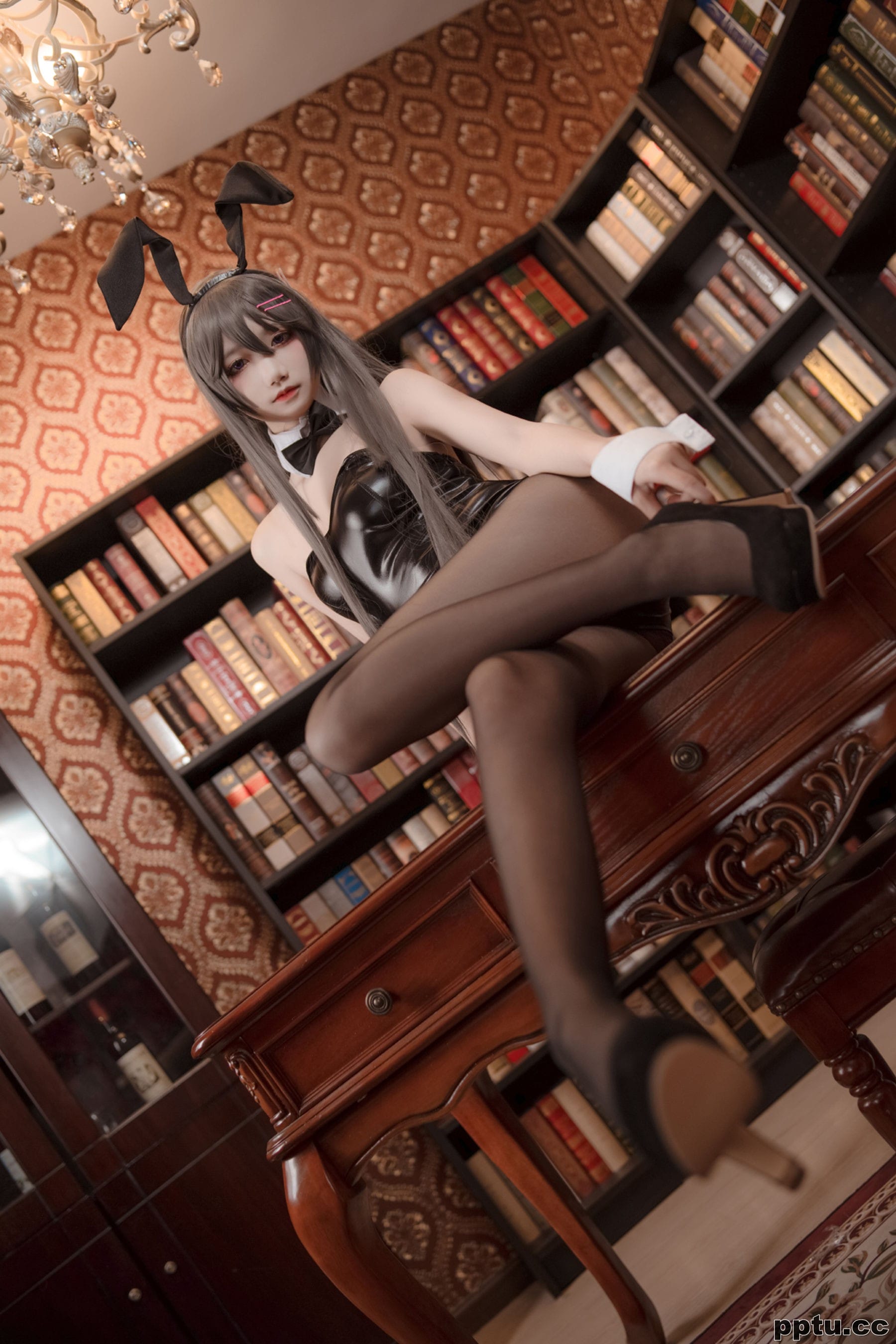 [风之领域] NO.151 黑丝兔女郎 写真集