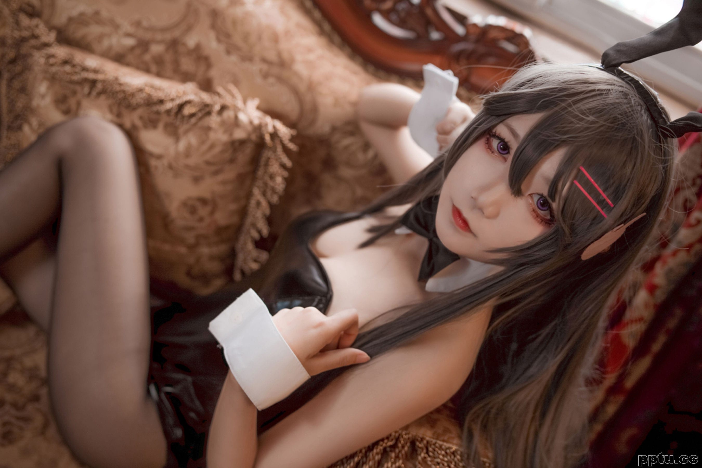 [风之领域] NO.151 黑丝兔女郎 写真集