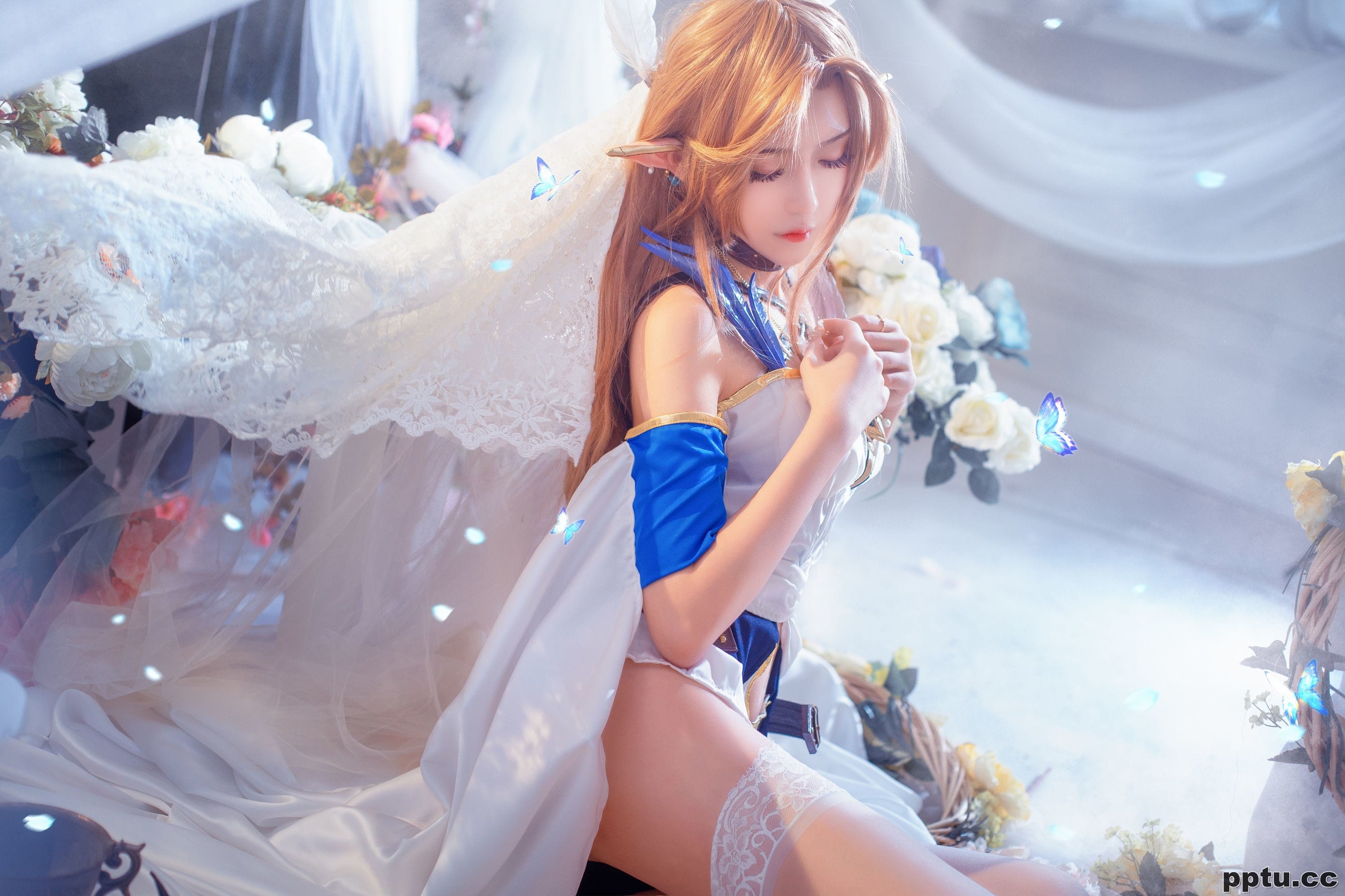 腐团儿Ikaros《蒂雅娘》 [萝莉COS] 写真集