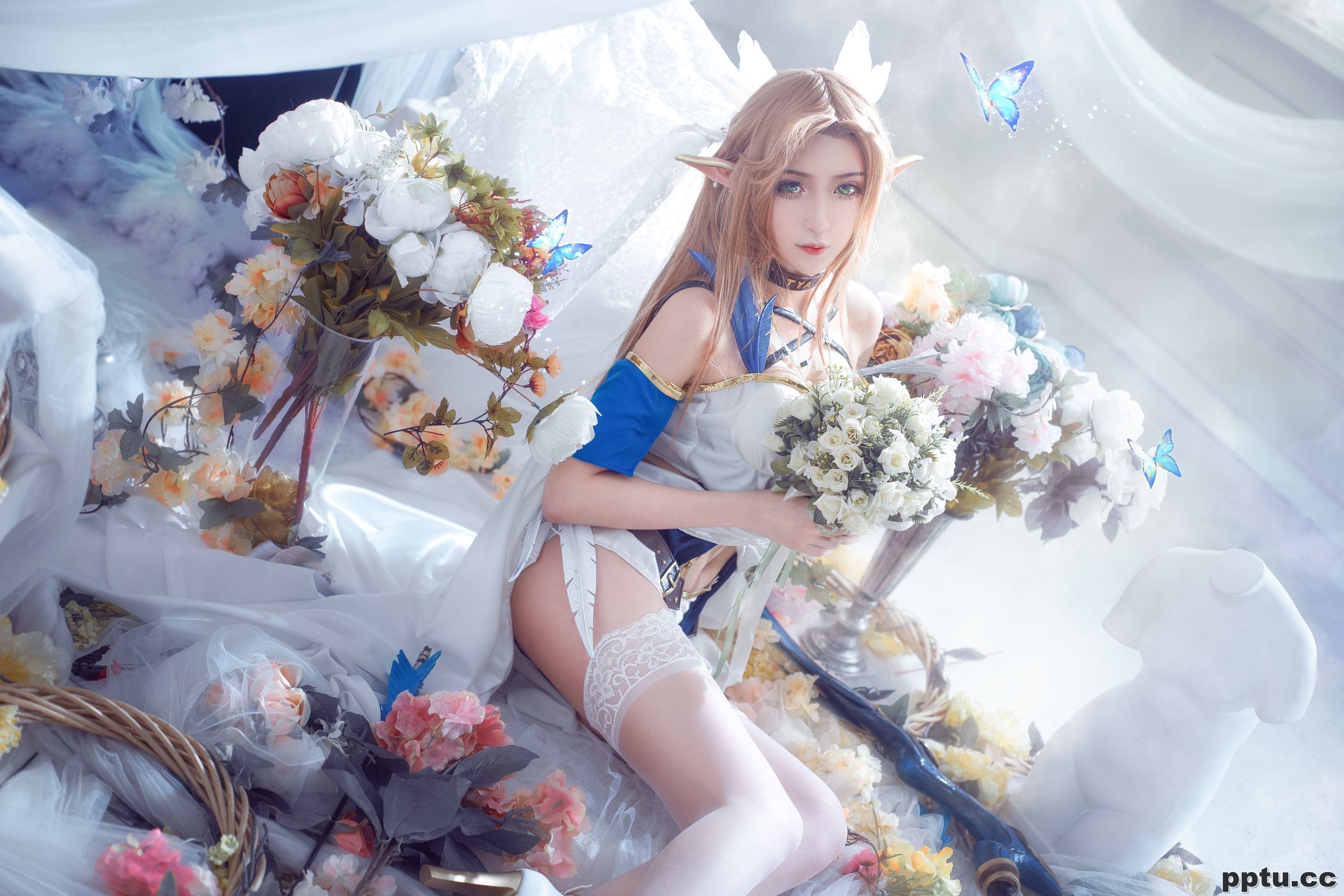 腐团儿Ikaros《蒂雅娘》 [萝莉COS] 写真集