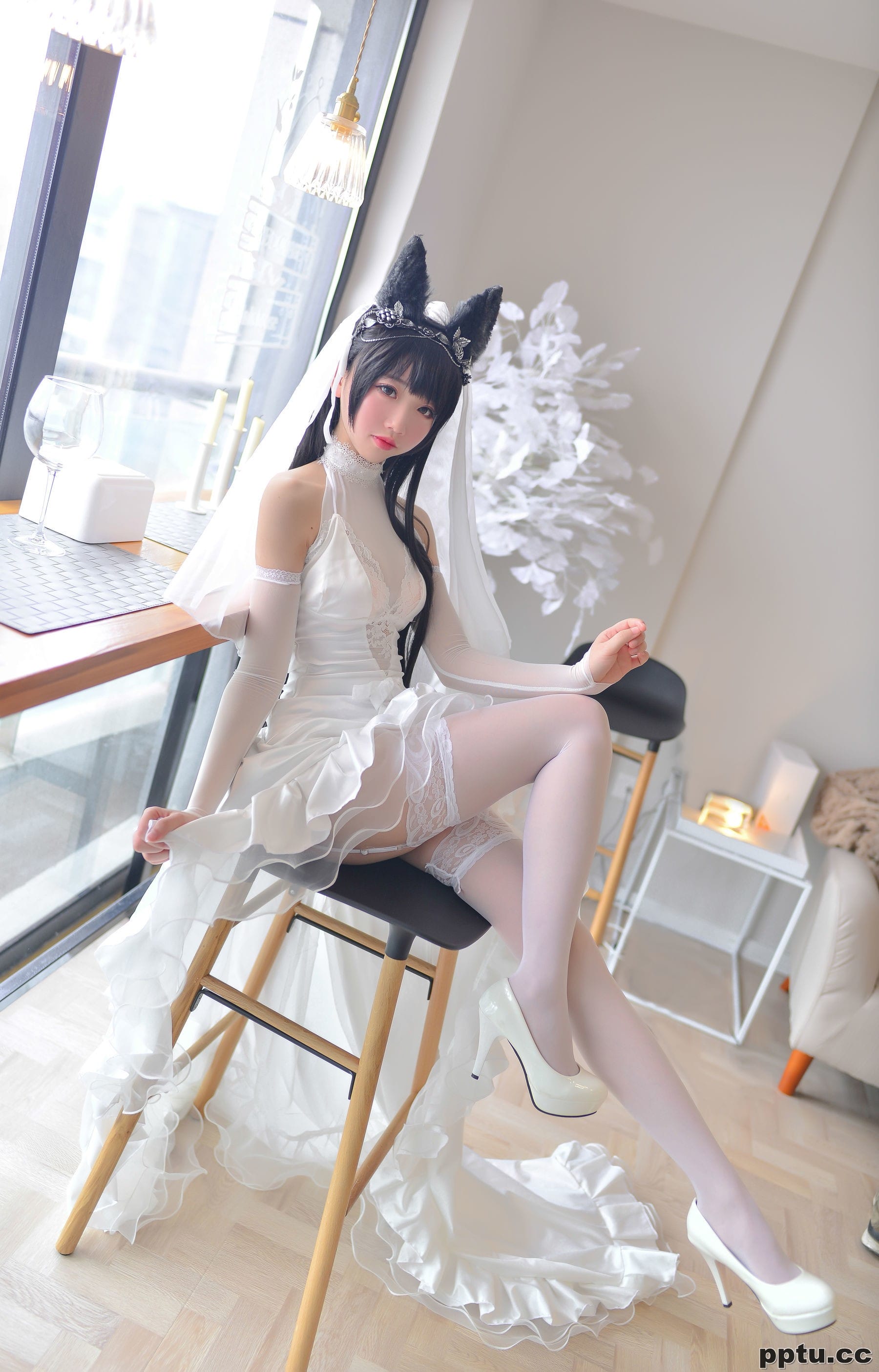 雪琪SAMA《爱宕婚纱》 [福利COSPLAY] 写真集-皮皮兔动漫