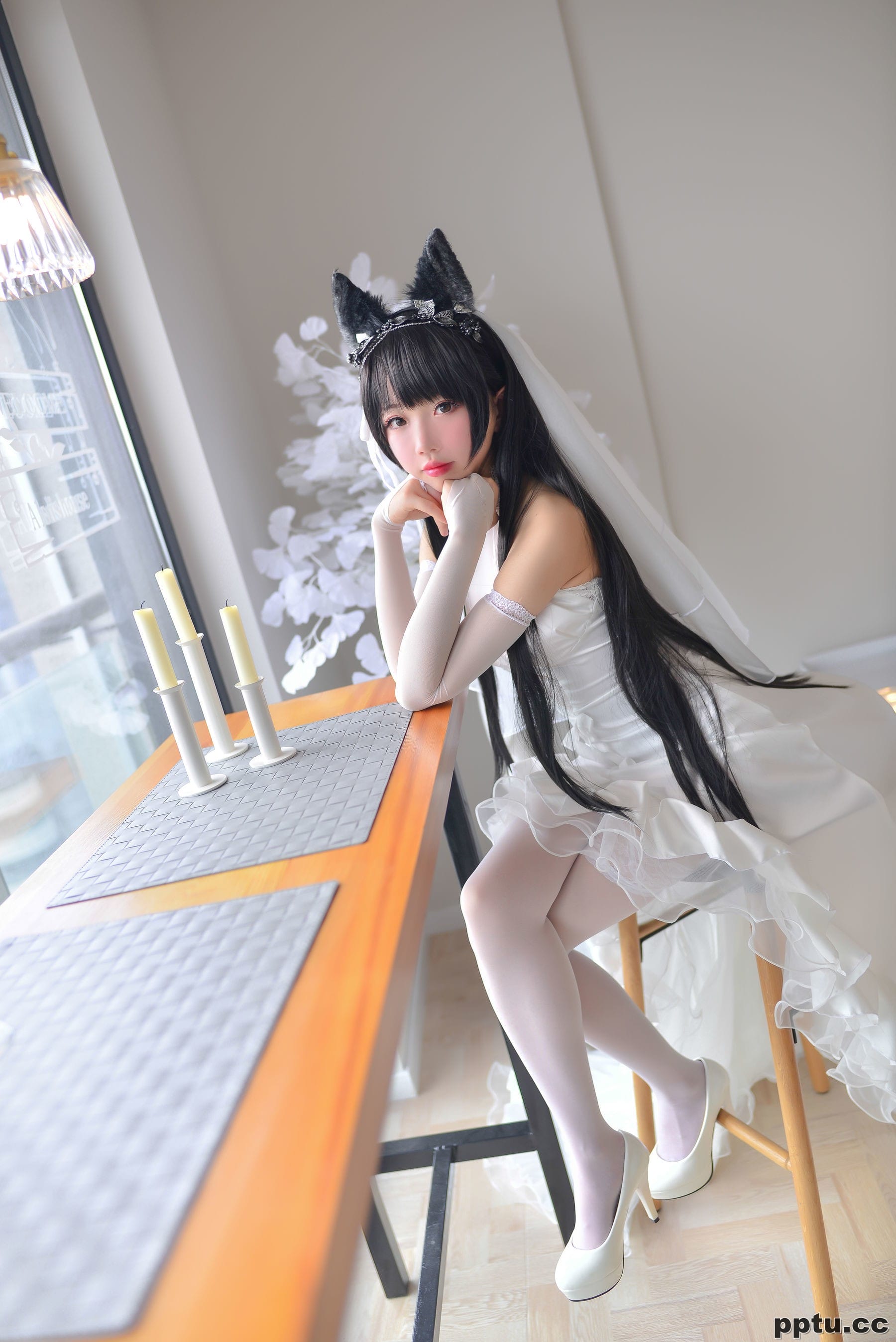 雪琪SAMA《爱宕婚纱》 [福利COSPLAY] 写真集