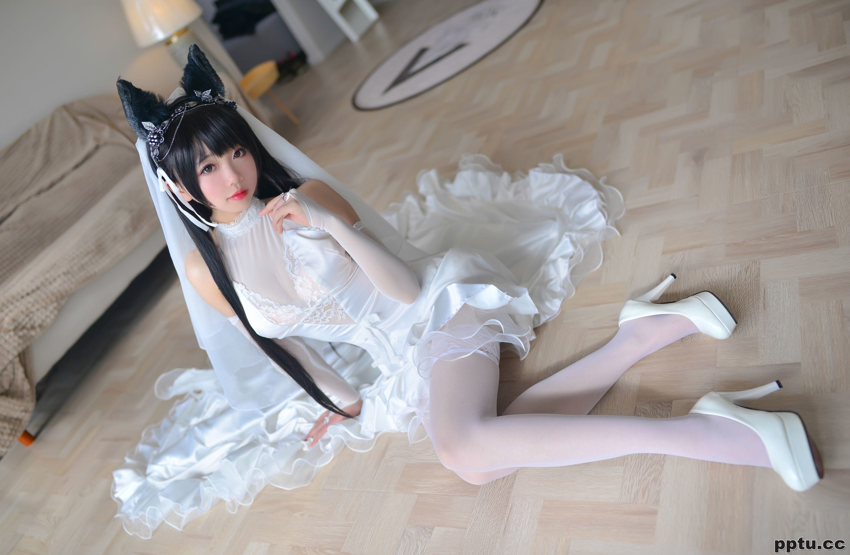 雪琪SAMA《爱宕婚纱》 [福利COSPLAY] 写真集