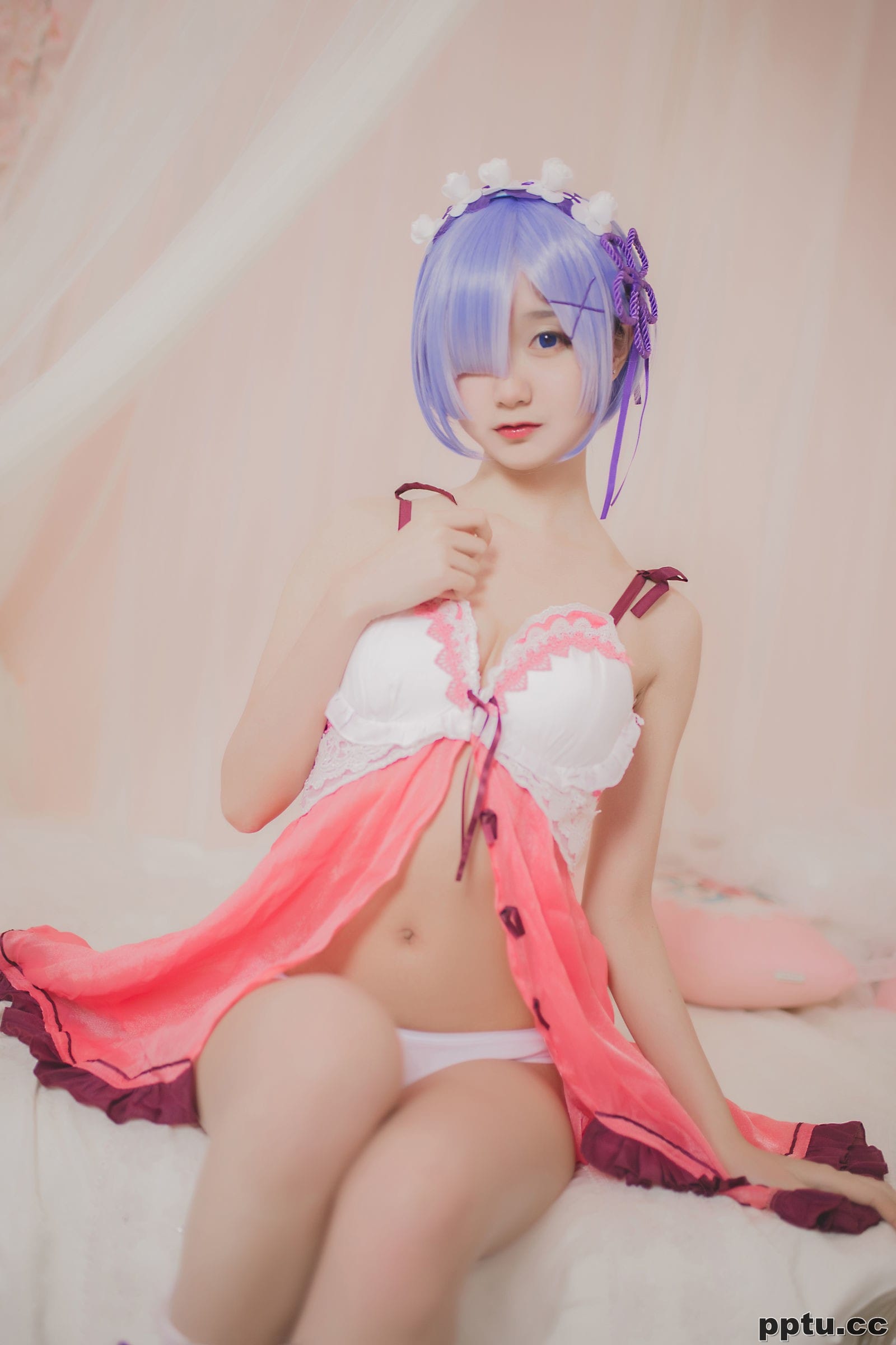 木绵绵OwO《蕾姆睡衣》 [COSER美女] 写真集-皮皮兔动漫