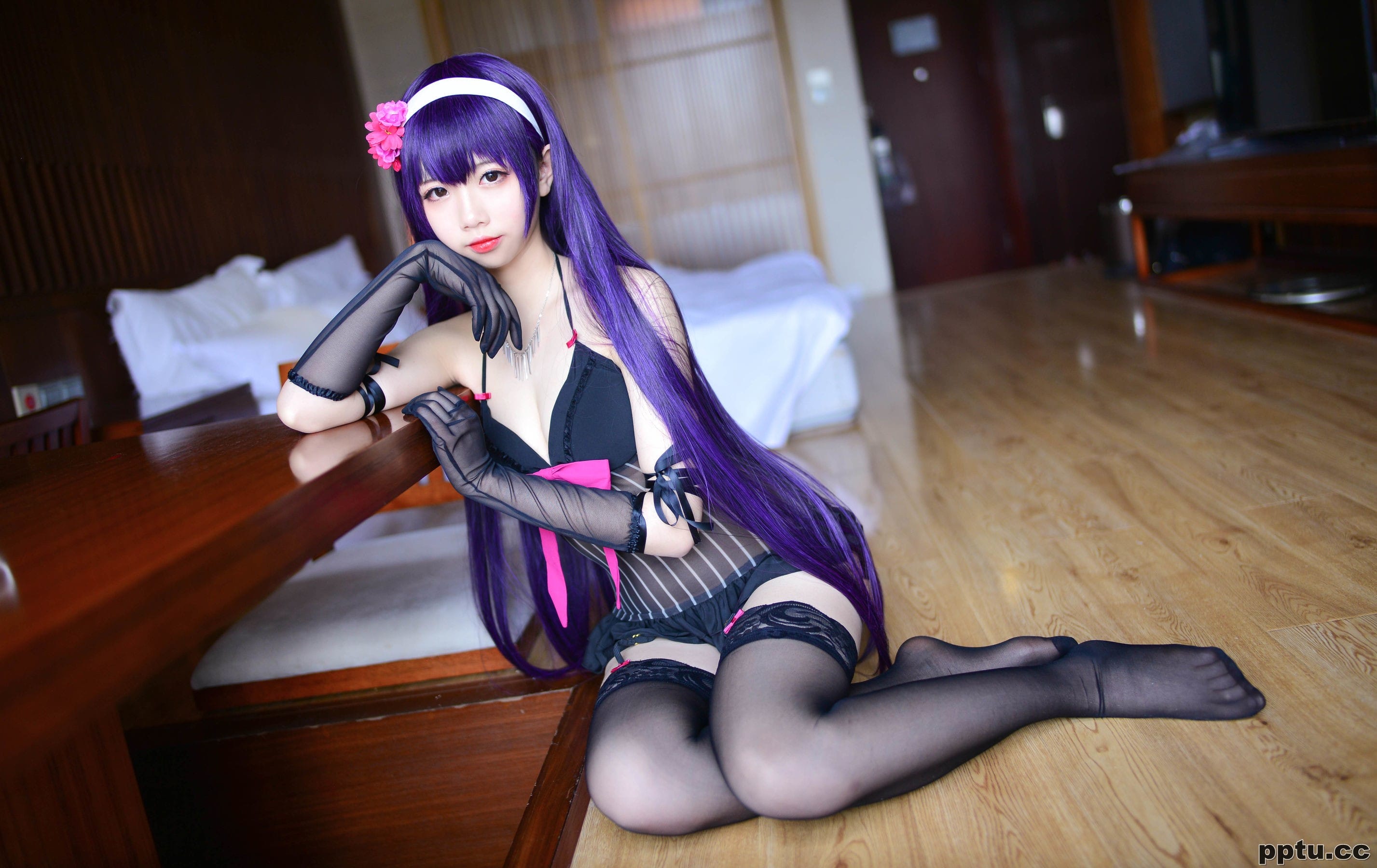 COSER雪琪SAMA《霞之丘诗羽内衣》 [COSPLAY美女] 写真集