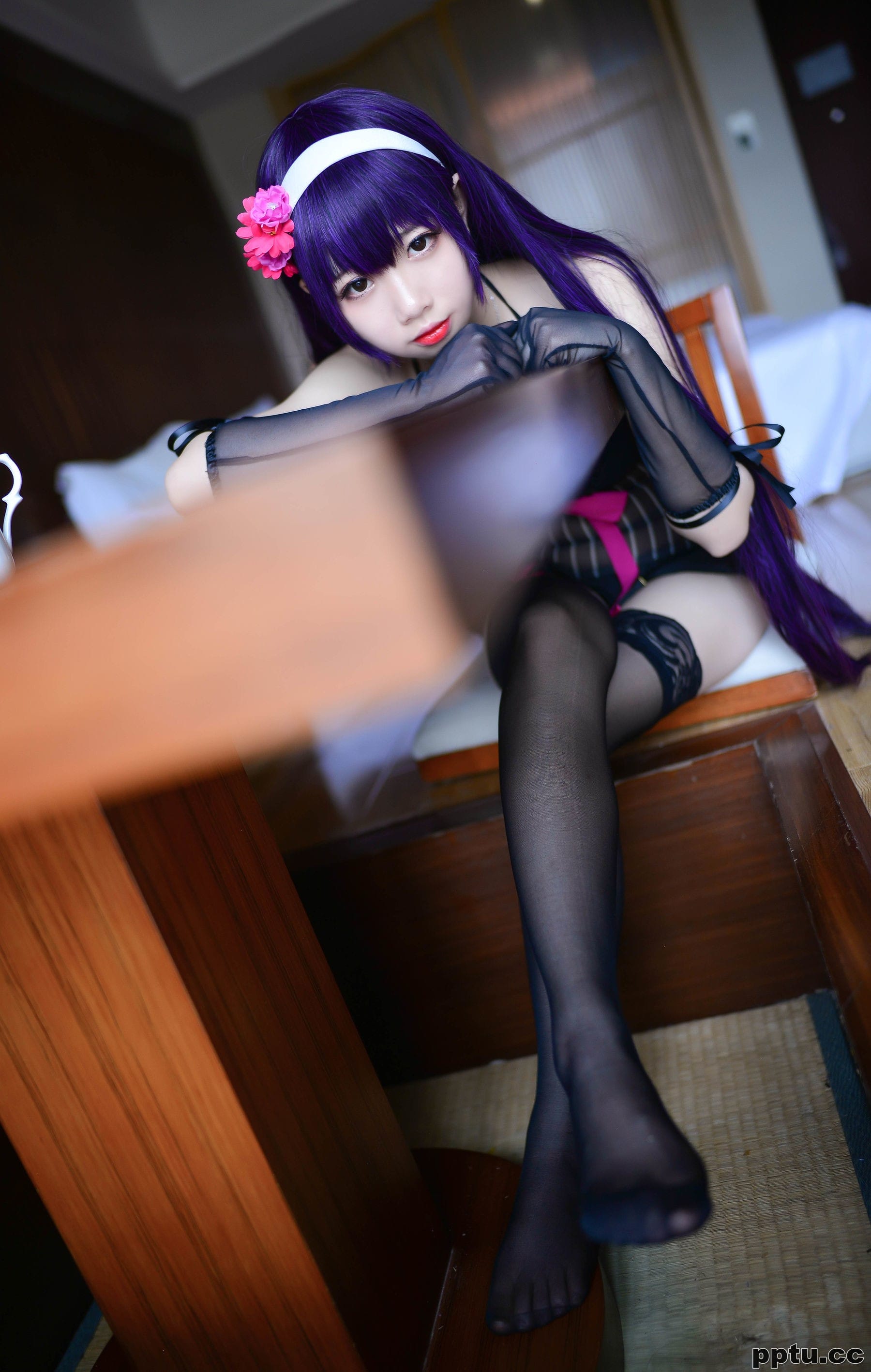 COSER雪琪SAMA《霞之丘诗羽内衣》 [COSPLAY美女] 写真集