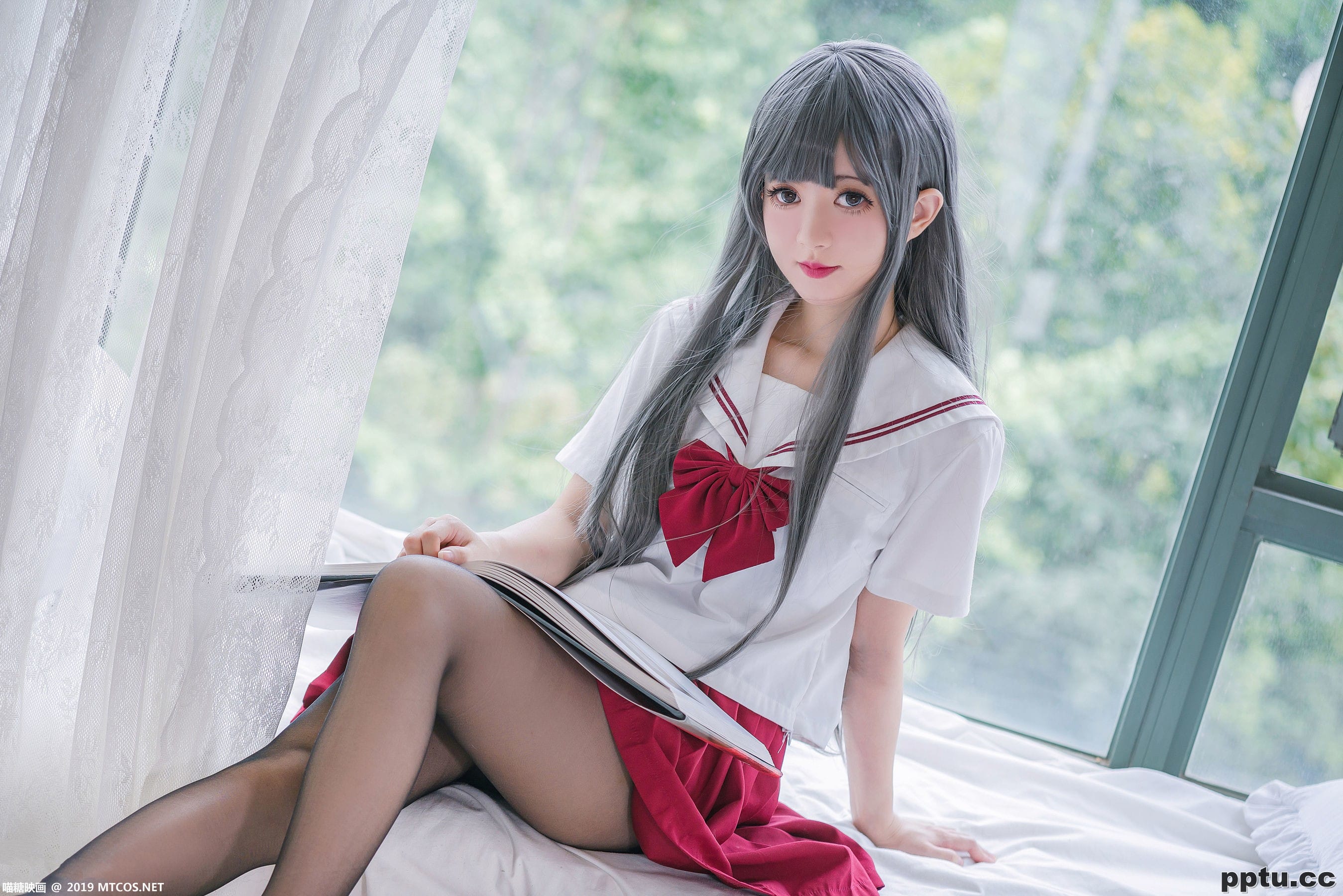 《白发魔女》 [喵糖映画] VOL.017 写真集