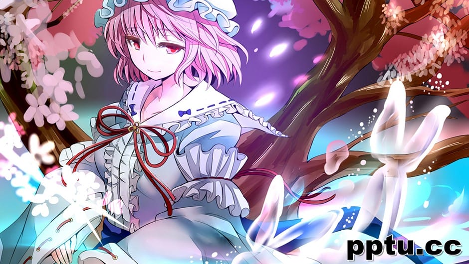 西行寺幽幽子动漫美女图片-皮皮兔动漫