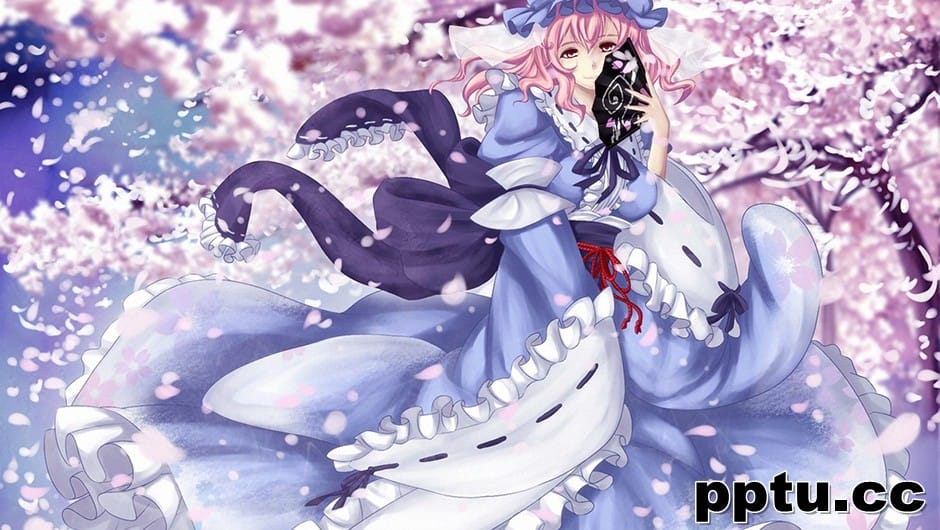 西行寺幽幽子动漫美女图片