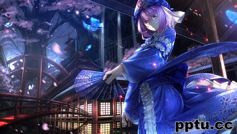 西行寺幽幽子动漫美女图片