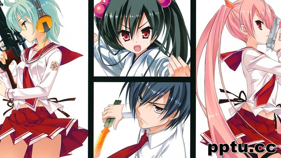 美女动漫绯弹的亚里亚AA高清图片