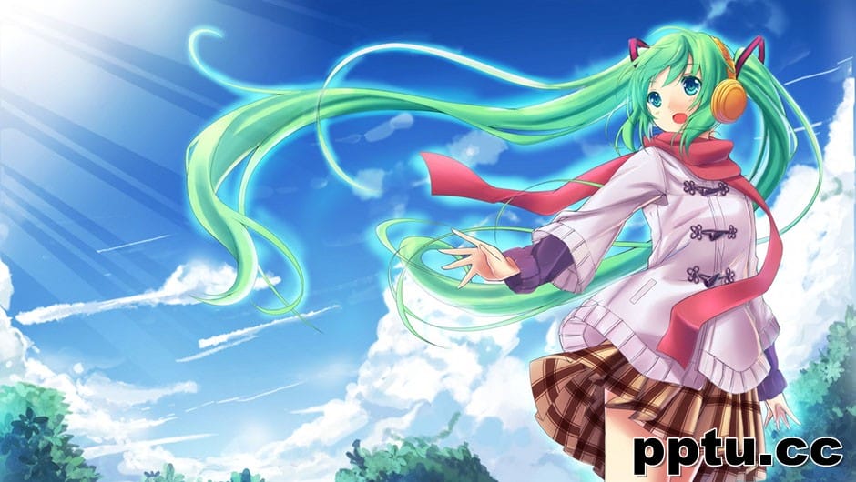 动漫美女初音未来演唱会图片-皮皮兔动漫