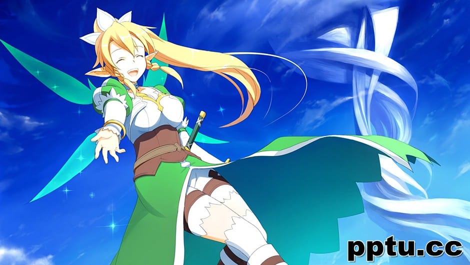 动漫美女刀剑神域桐谷直叶图片