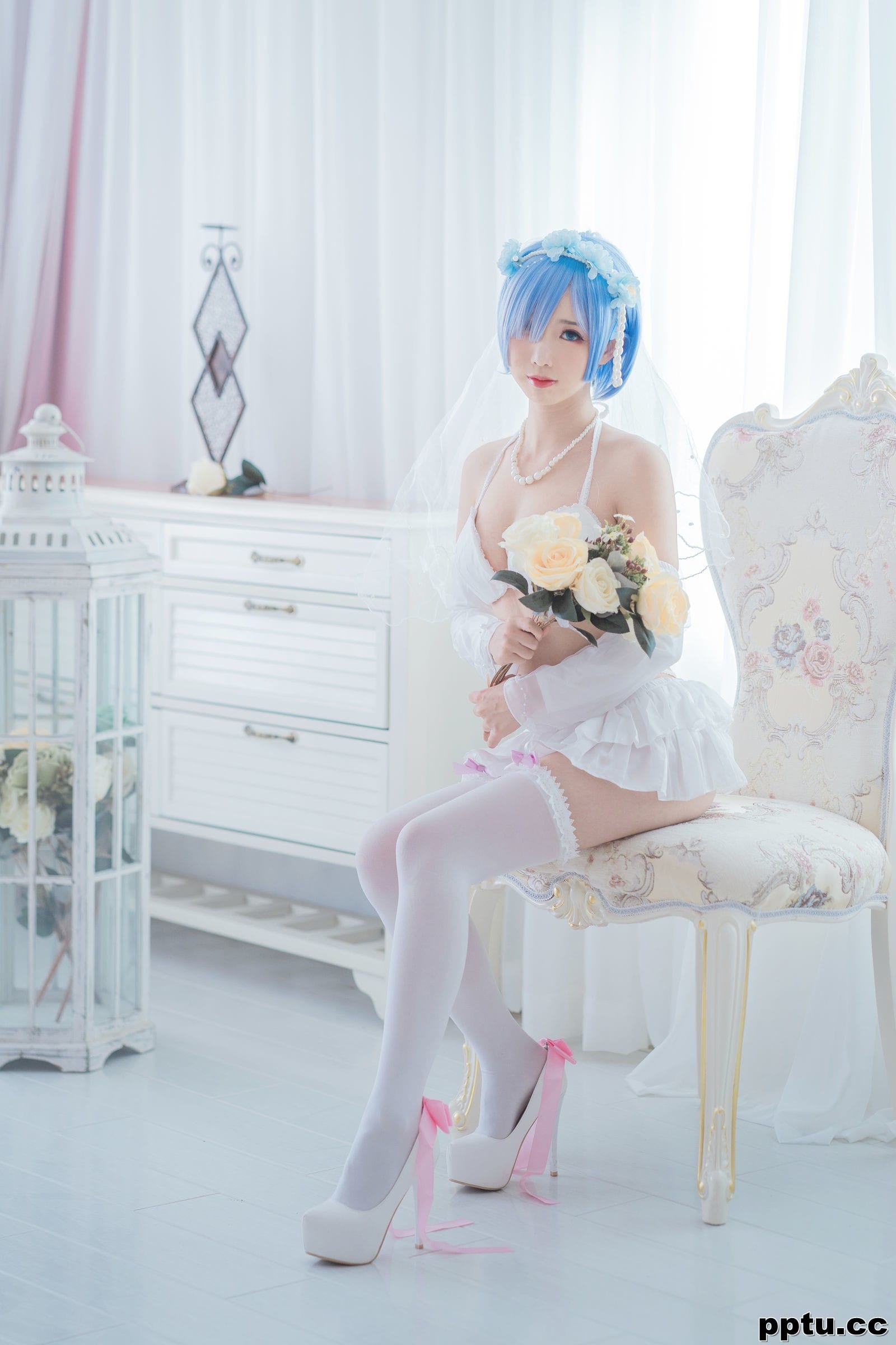 面饼仙儿《花嫁蕾姆》 [福利COSPLAY] 写真集-皮皮兔动漫
