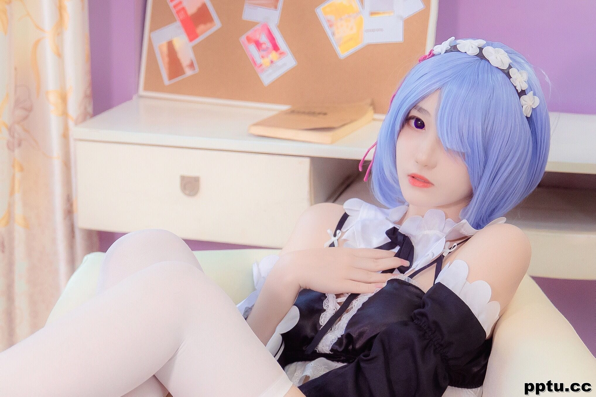 南桃Momoko《蕾姆内衣》 [萝莉COS] 写真集