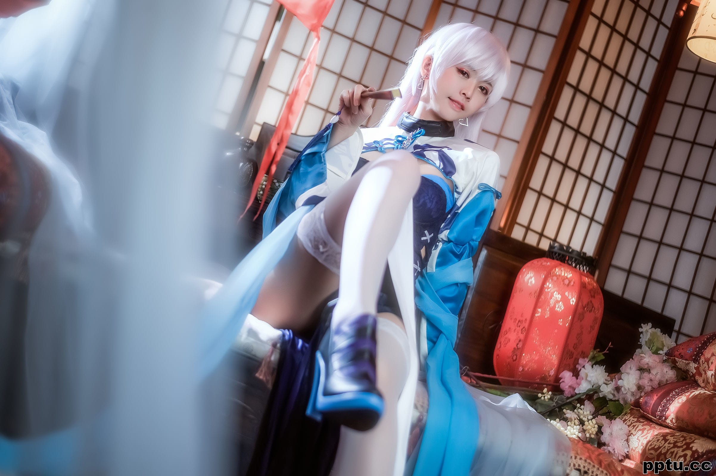 鳗鱼霏儿《碧蓝华裳 贝姐》  [COSPLAY美女] 写真集