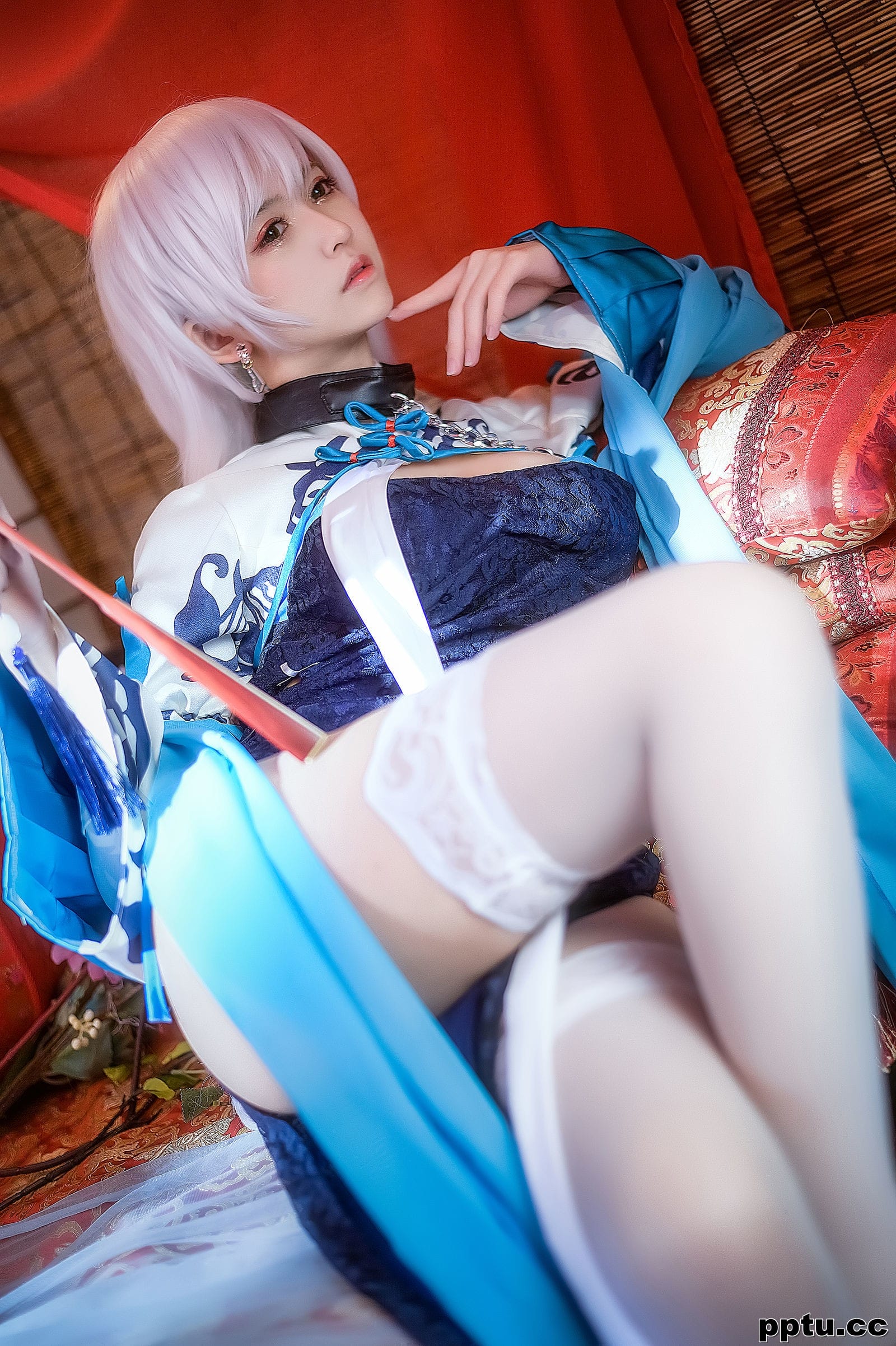 鳗鱼霏儿《碧蓝华裳 贝姐》  [COSPLAY美女] 写真集