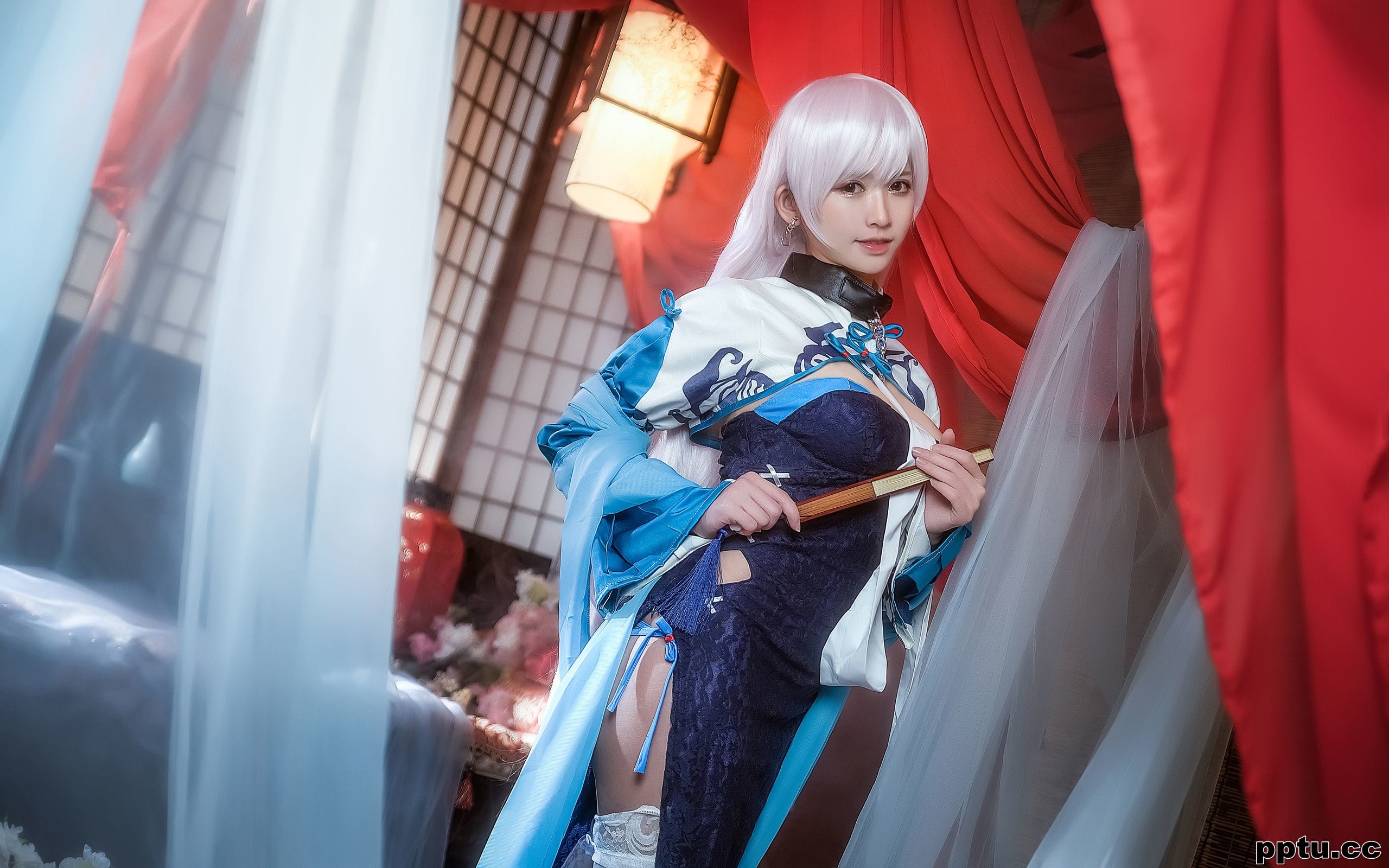 鳗鱼霏儿《碧蓝华裳 贝姐》  [COSPLAY美女] 写真集