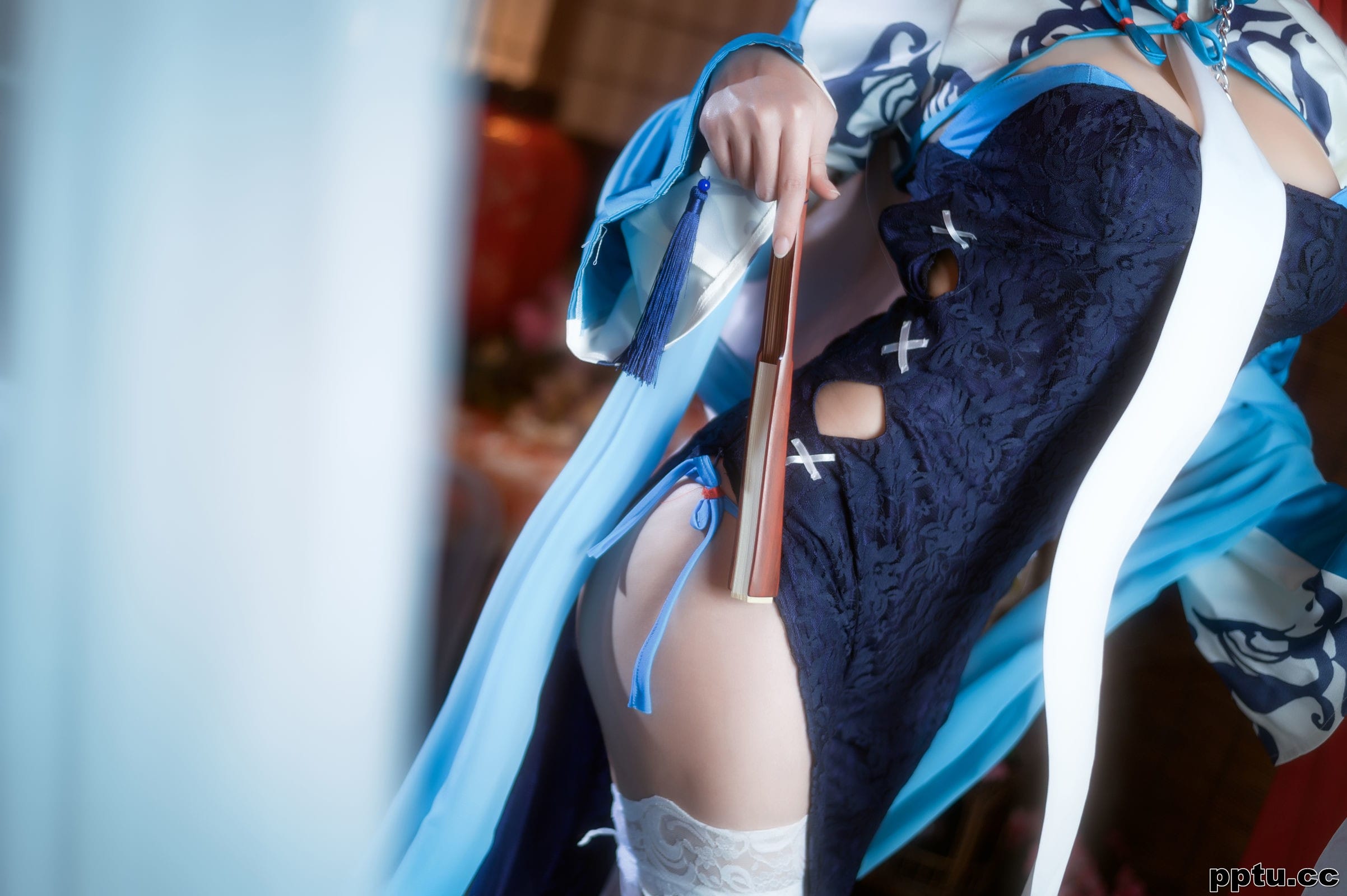 鳗鱼霏儿《碧蓝华裳 贝姐》  [COSPLAY美女] 写真集