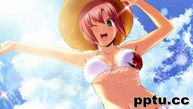 动漫比基尼泳装美女福利二次元壁纸图片-皮皮兔动漫