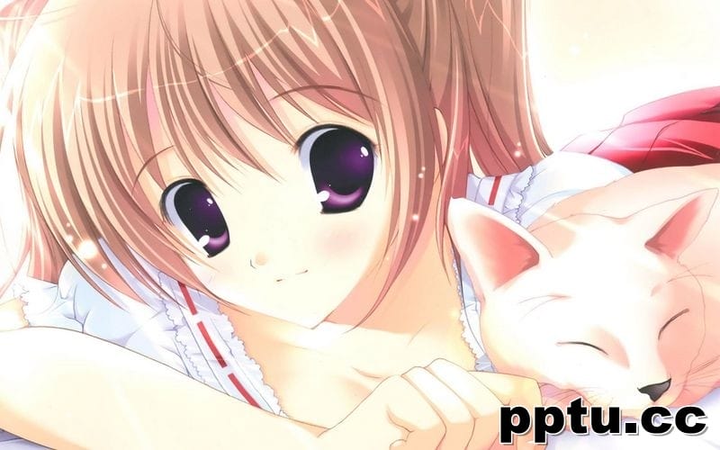 高清卡通动漫少女可爱桌面壁纸-皮皮兔动漫