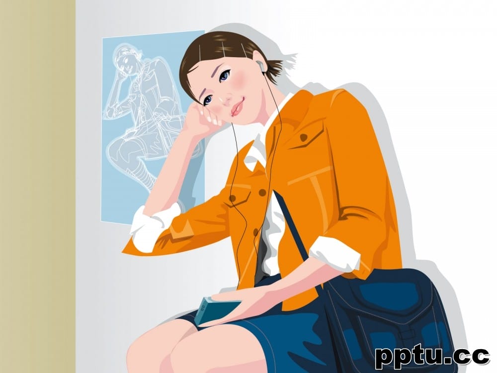 矢量图商业海报都市靓丽女性合集动漫壁纸-皮皮兔动漫