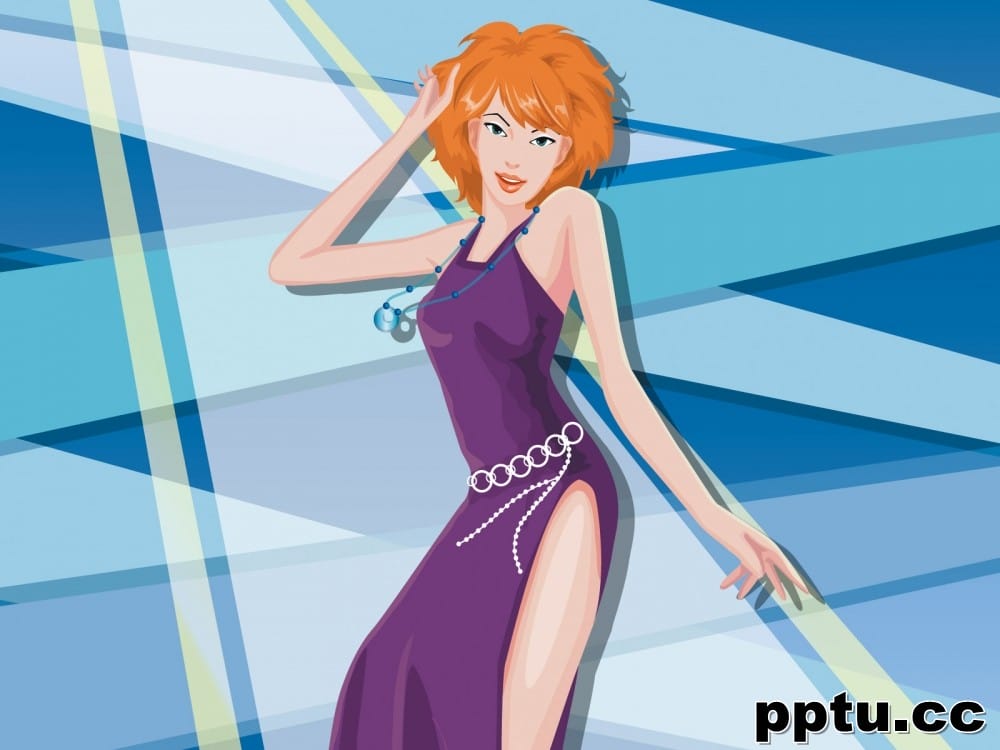 矢量图商业海报都市靓丽女性合集动漫壁纸