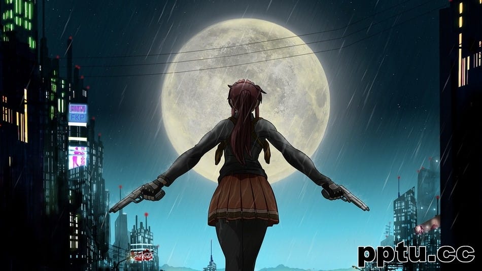 黑礁霸气女杀手危险系美女动漫人物壁纸图片