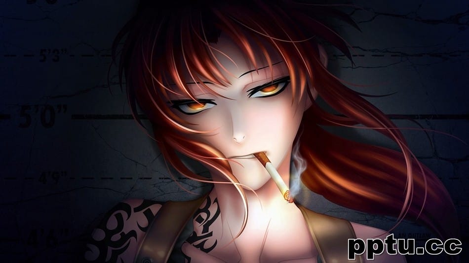 黑礁霸气女杀手危险系美女动漫人物壁纸图片