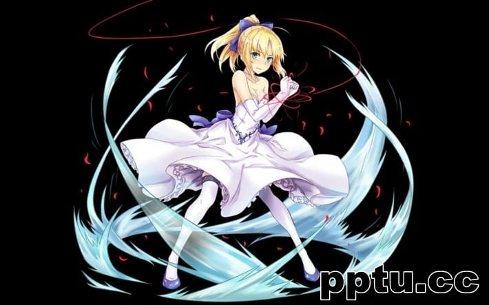 文字冒险游戏fate系列动漫美女高清同人壁纸写真-皮皮兔动漫