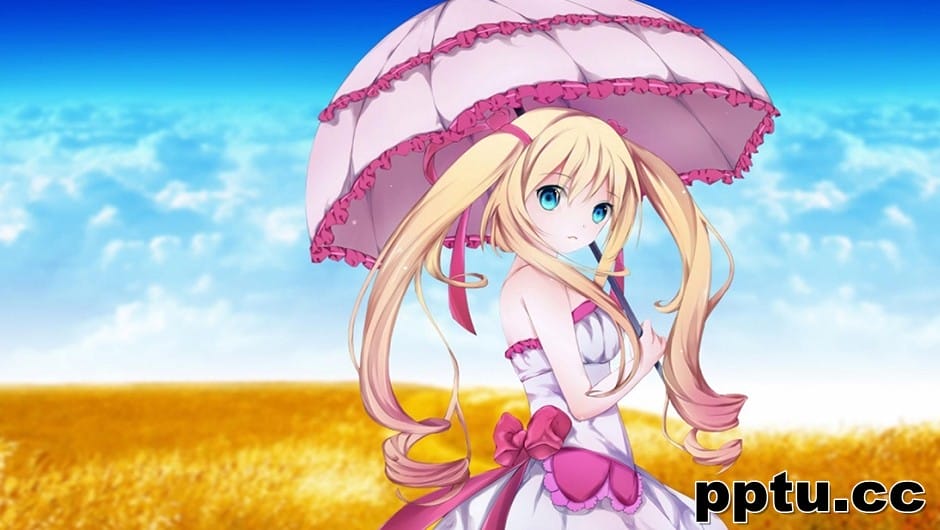 卡通动漫金发美女大小姐巨乳双马尾养眼福利写真图片-皮皮兔动漫