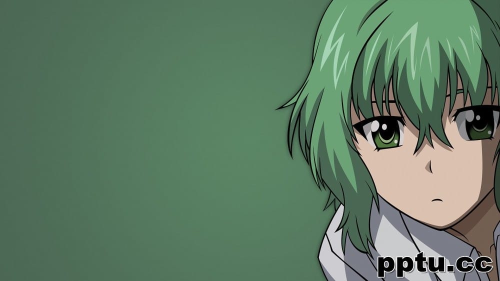 黑发帅气水手制服女孩纯色动漫壁纸图片-皮皮兔动漫