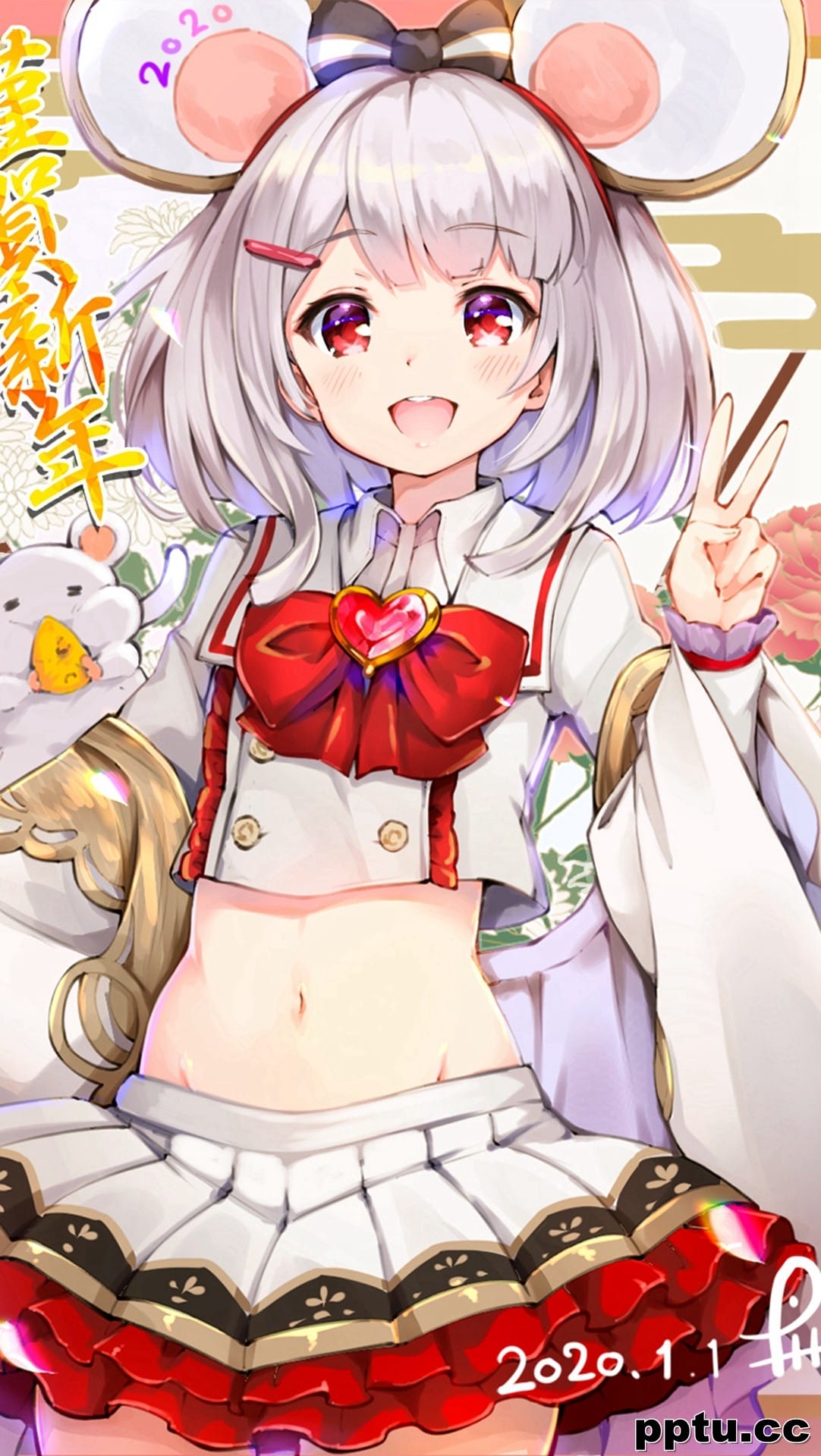 2020性感动漫主题插画手机壁纸-皮皮兔动漫