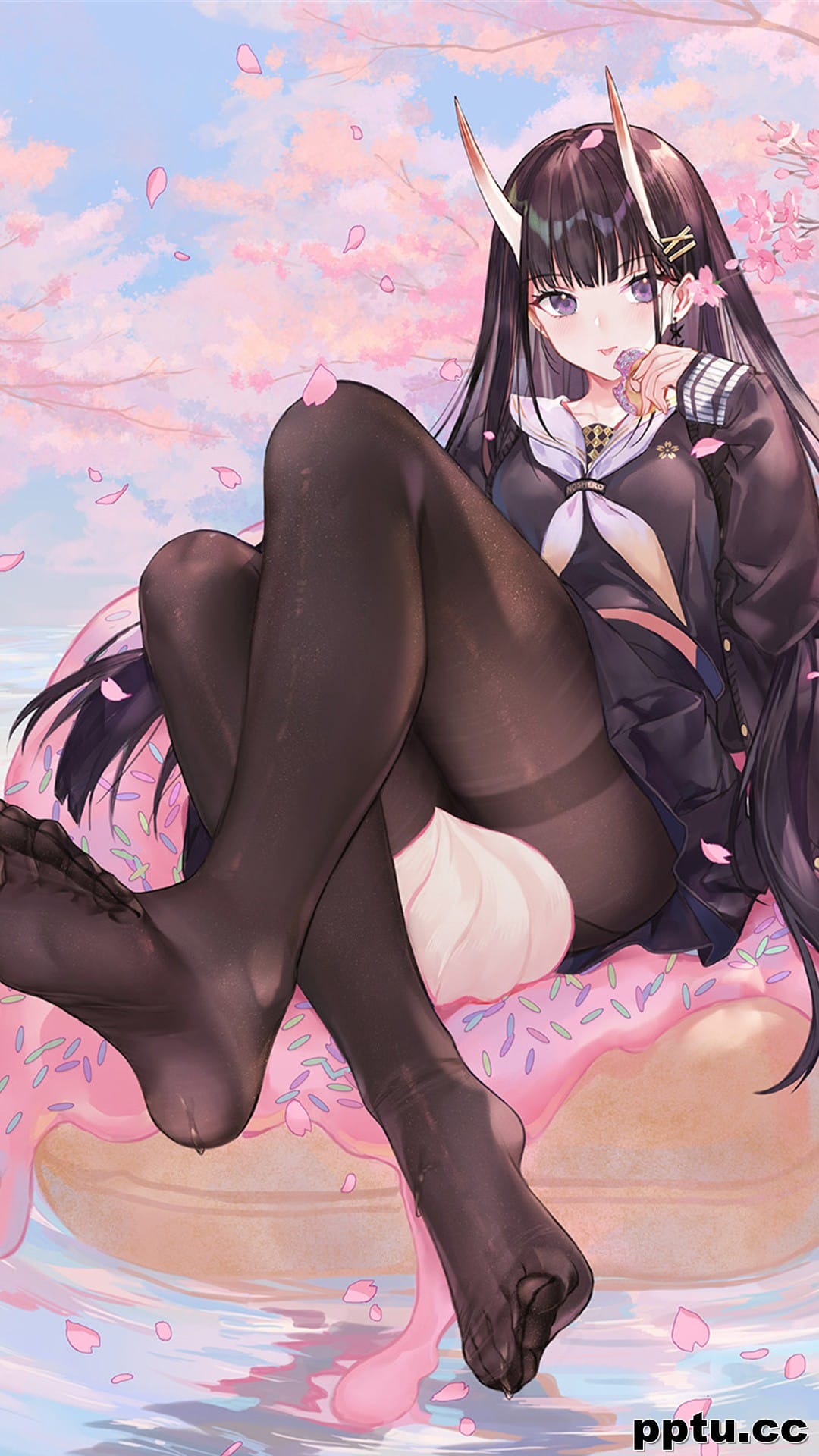 二次元少女原画手机壁纸