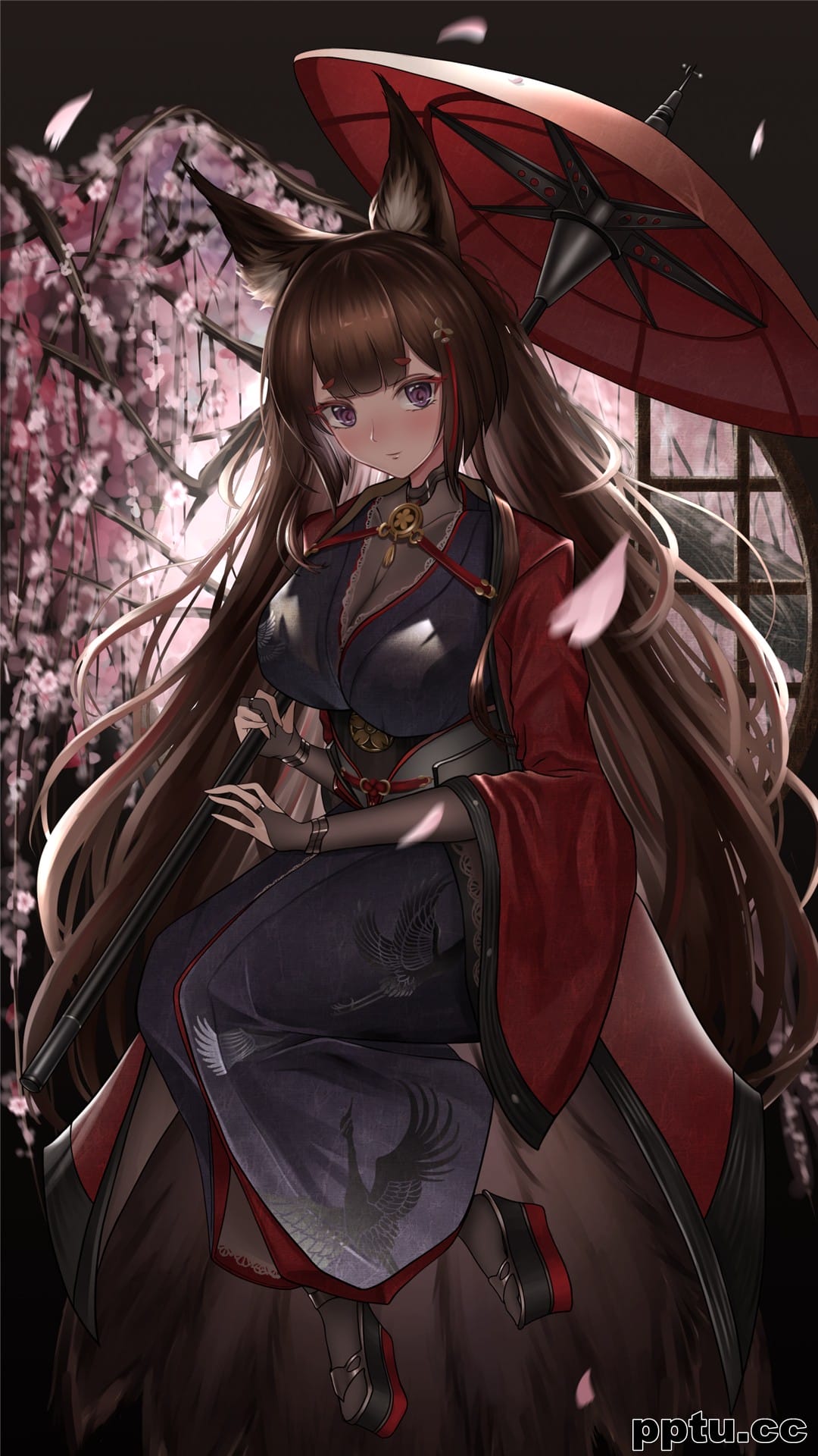 二次元少女原画手机壁纸