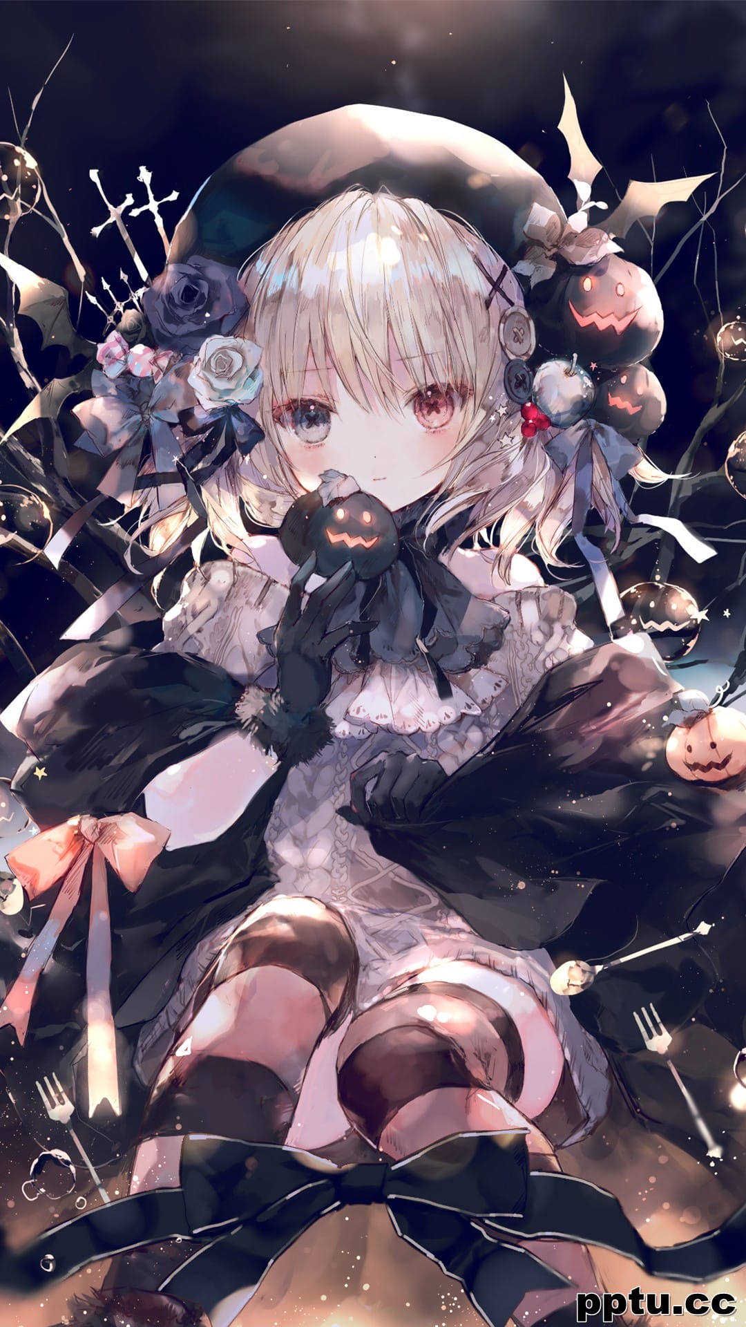 二次元动漫原画美女手机壁纸-皮皮兔动漫