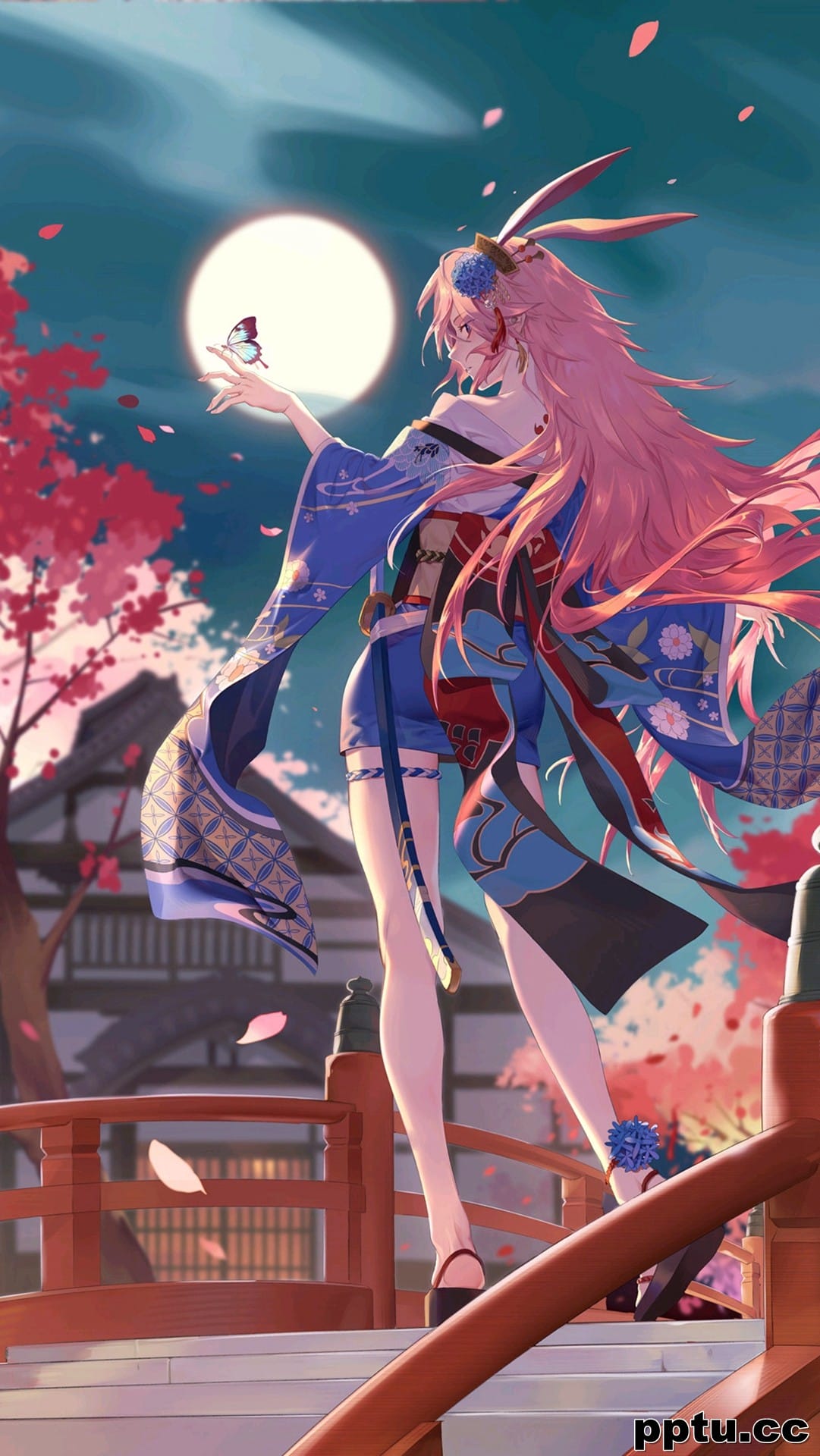 崩坏3八重樱唯美插画手机壁纸