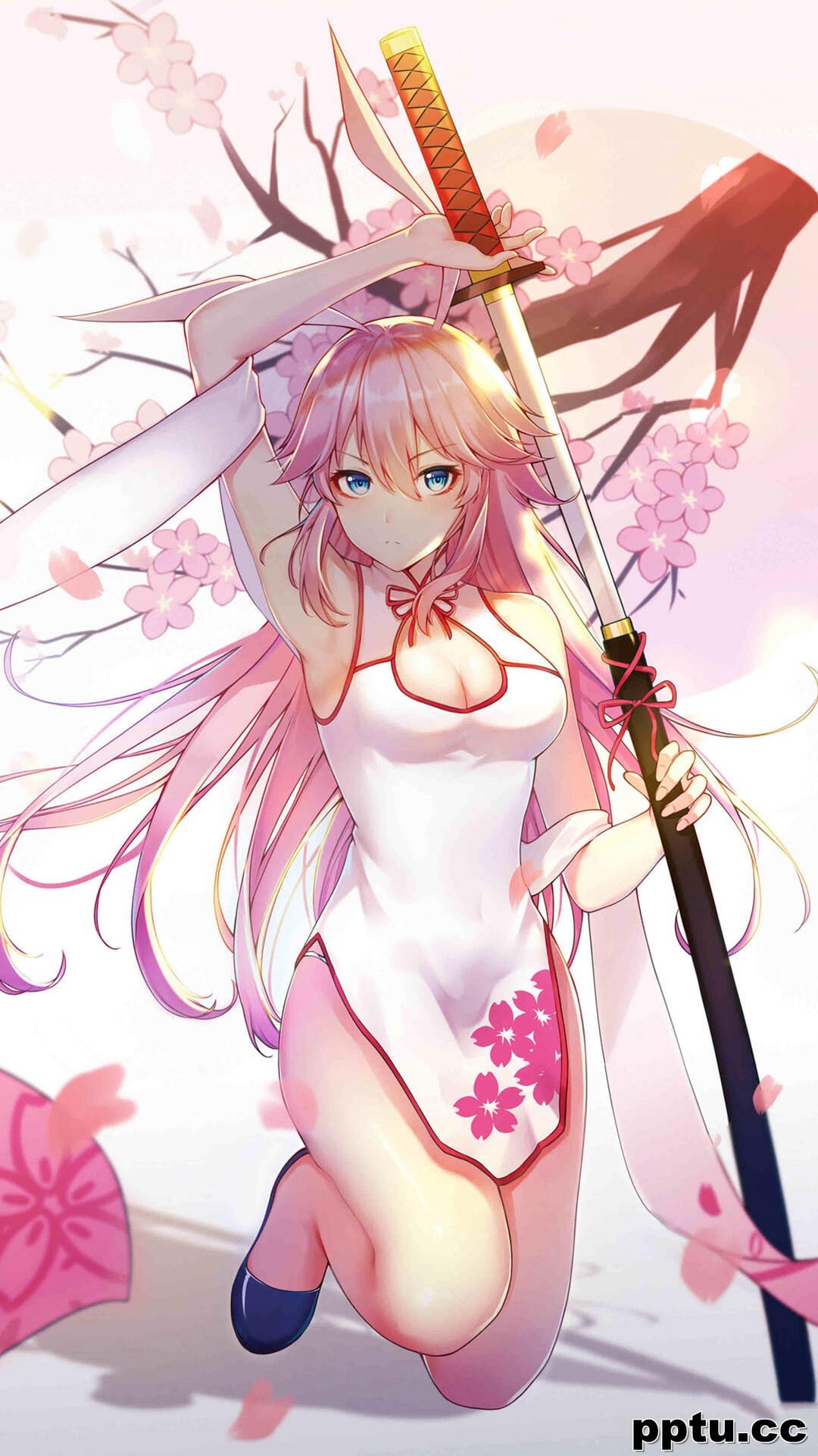 崩坏3八重樱唯美插画手机壁纸