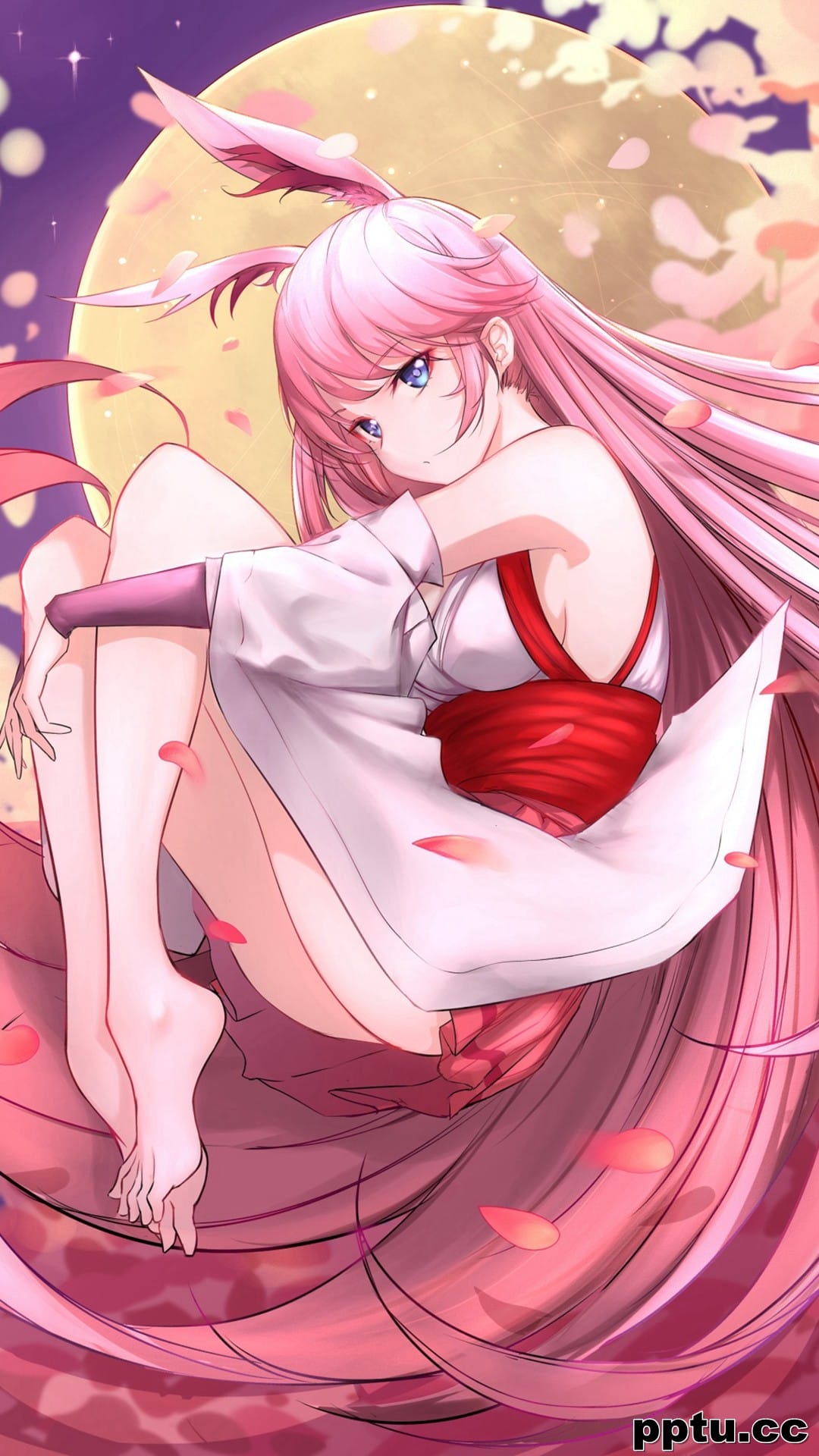 崩坏3八重樱同人插画手机壁纸-皮皮兔动漫