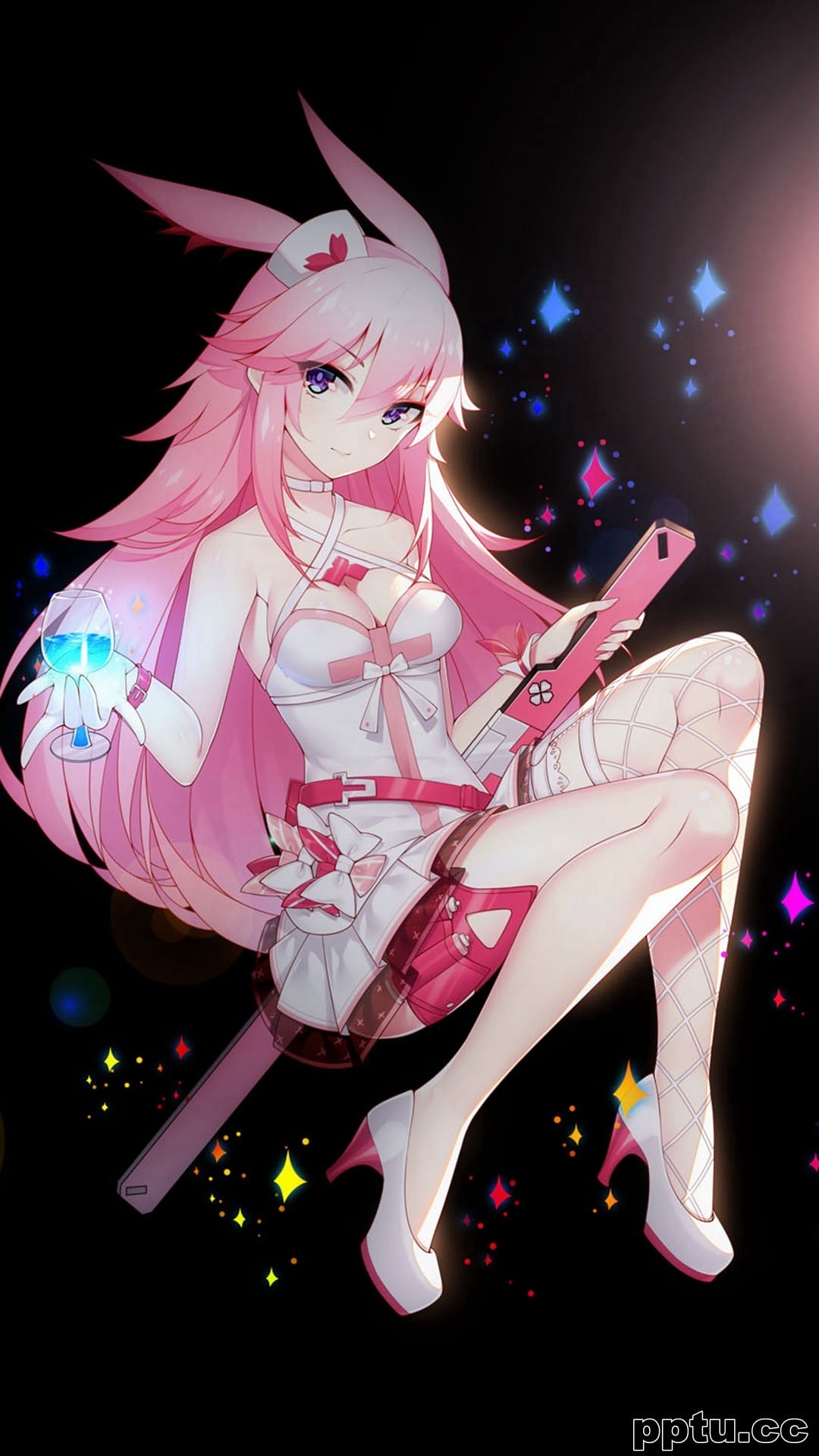 崩坏3八重樱同人插画手机壁纸