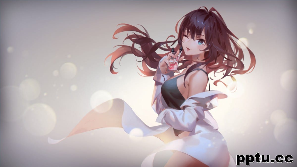 性感动漫美女桌面壁纸-皮皮兔动漫