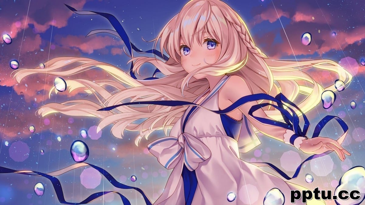 唯美二次元动漫美女壁纸-皮皮兔动漫