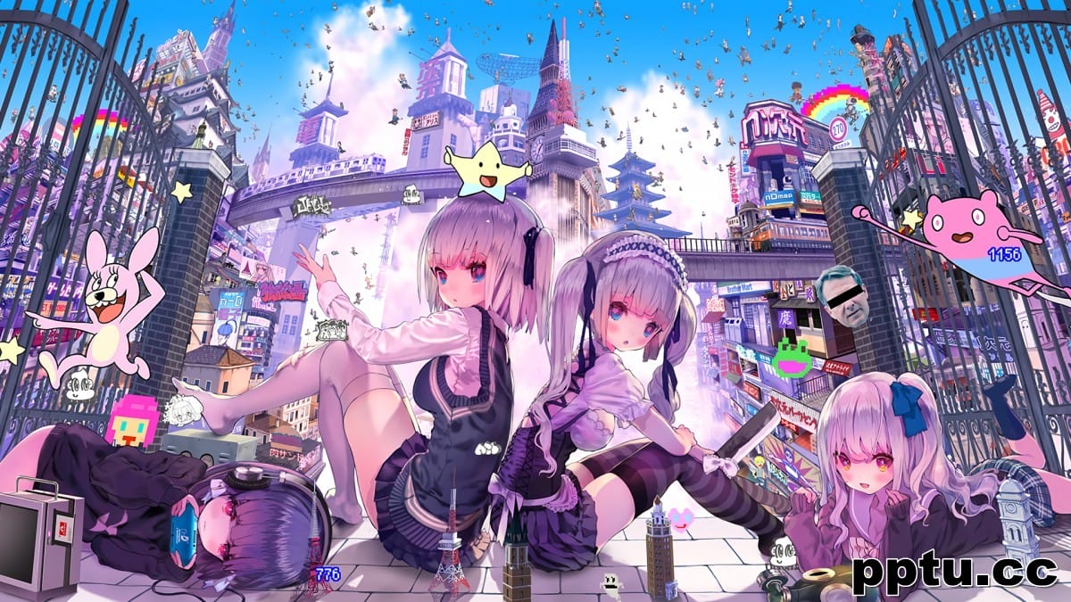 卡通动漫美女图片壁纸