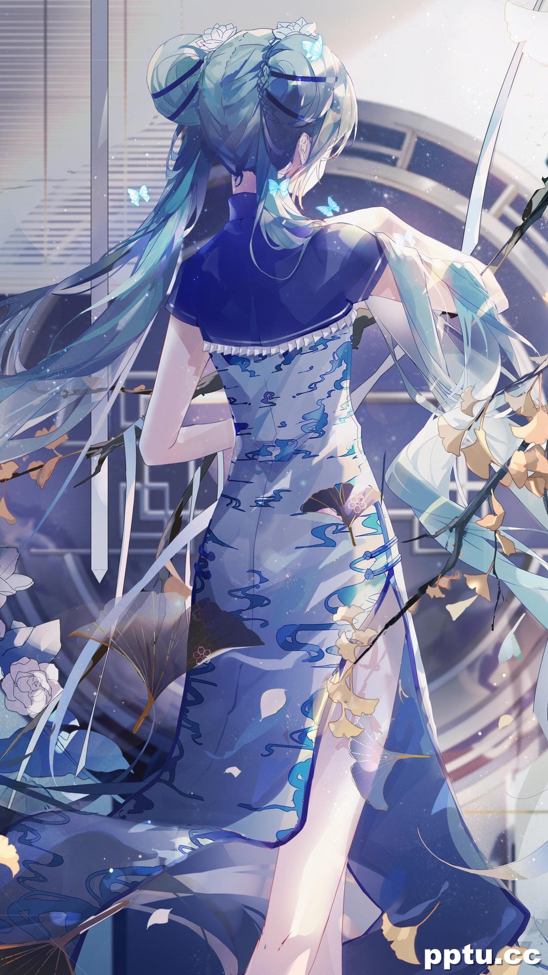 精致唯美的二次元美女手机壁纸-皮皮兔动漫