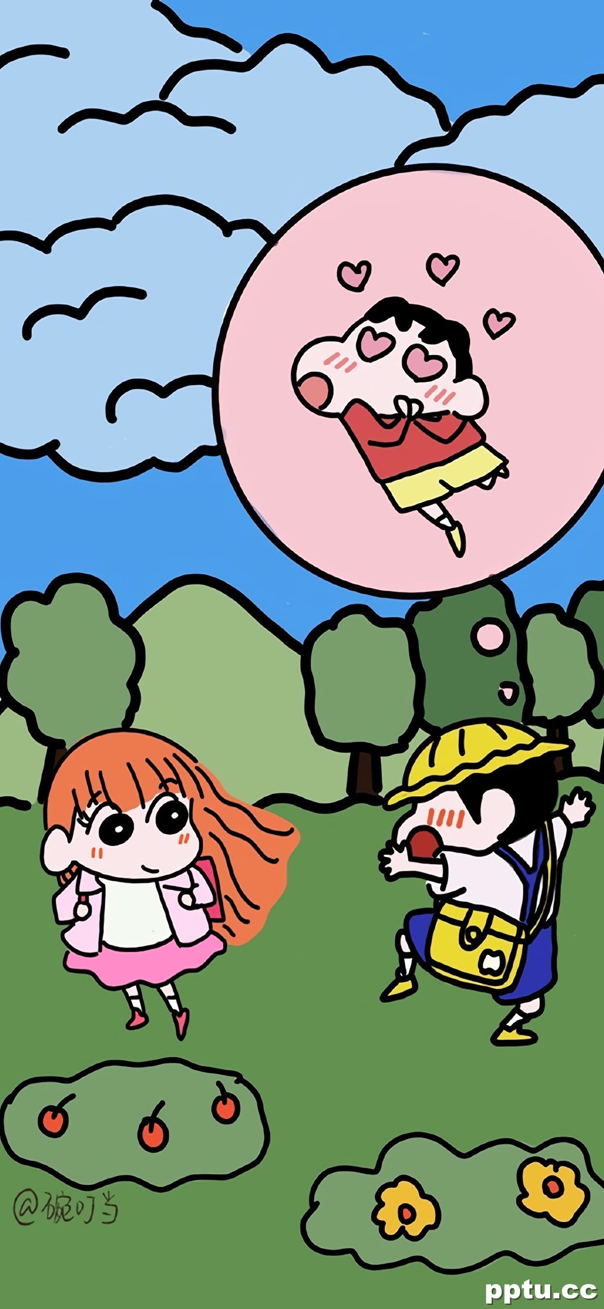 蜡笔小新可爱高清手机壁纸