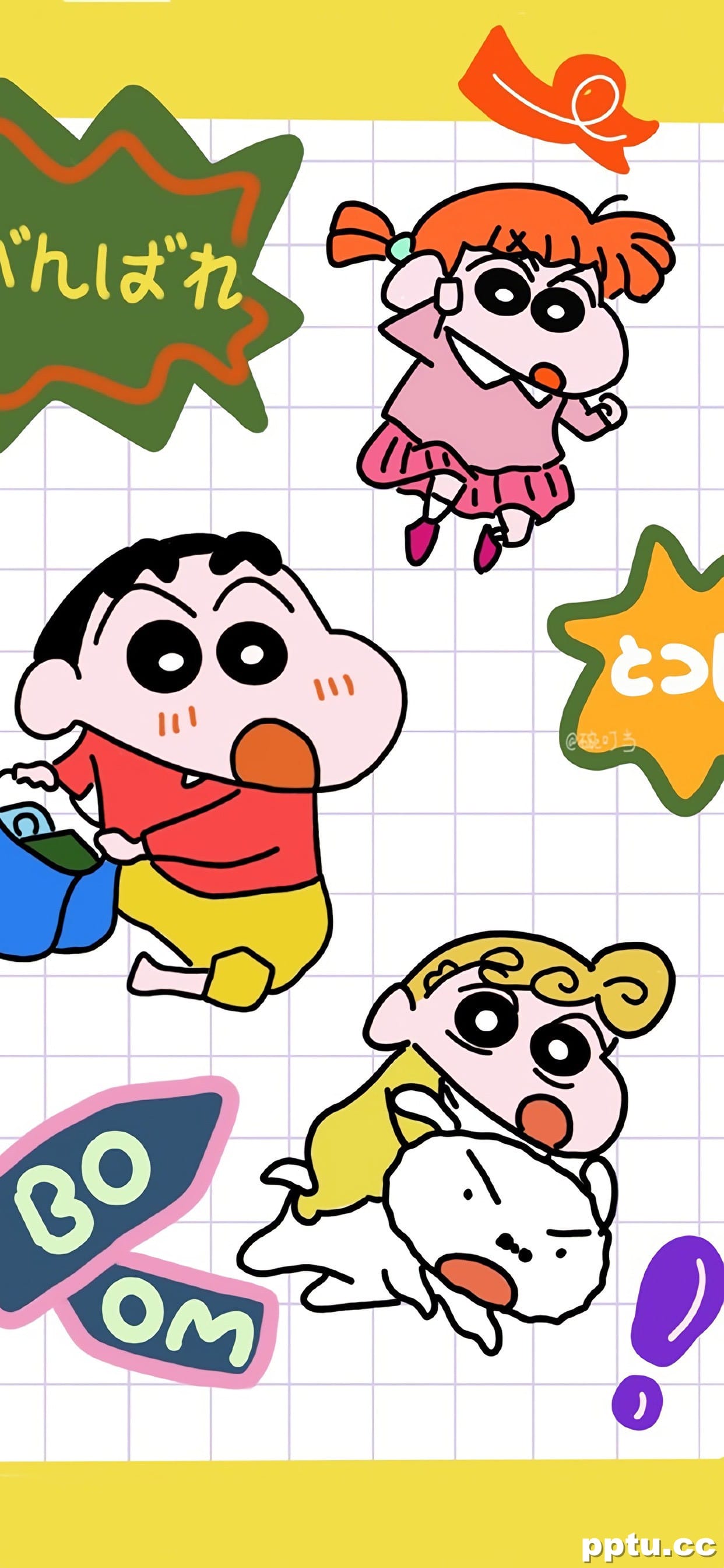 蜡笔小新可爱高清手机壁纸